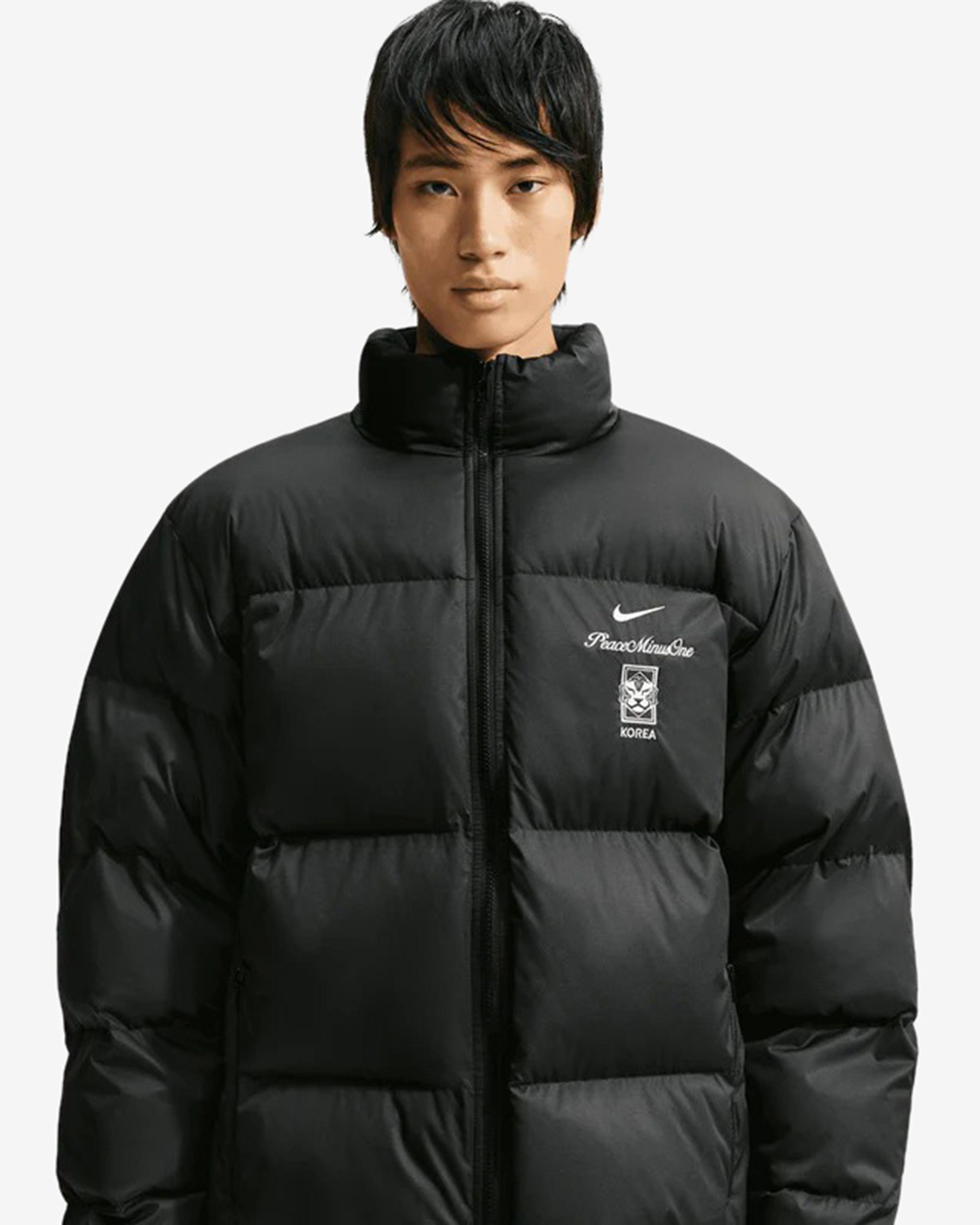 Nike - Men's PEACEMINUSONE X Korea Puffer Jacket - (Black/White) by NIKE