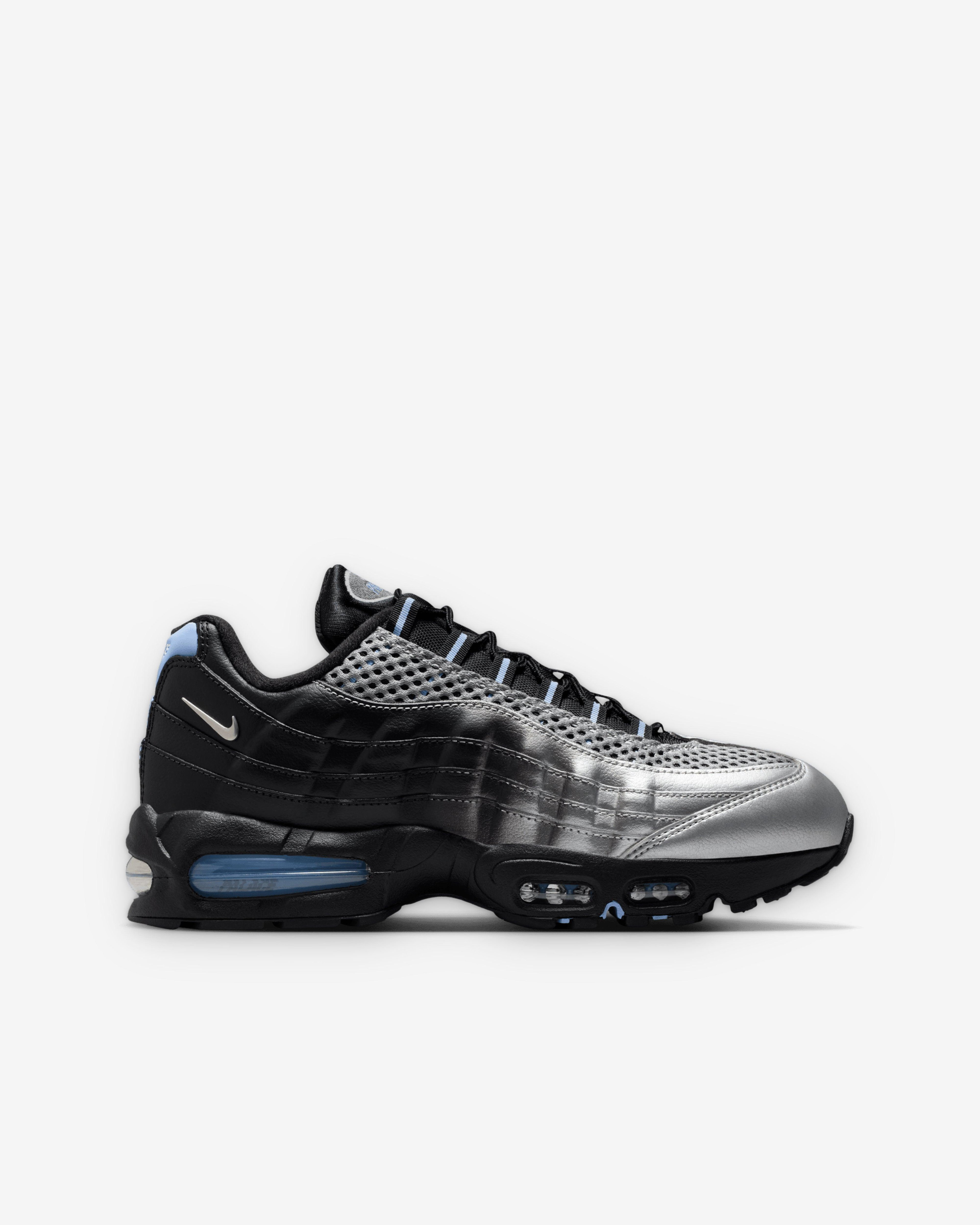 Nike - Men's Palace Air Max 95 Big Bubble - (Metallic Silver) by NIKE