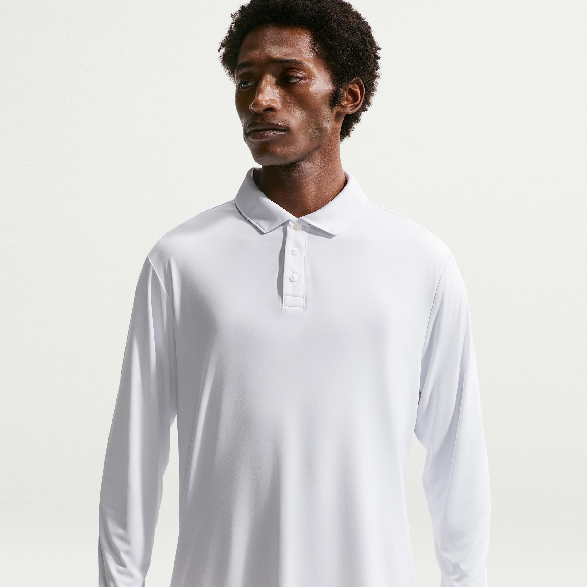 Nike Men's Par Dri-FIT Long-Sleeve Logo Golf Polo by NIKE