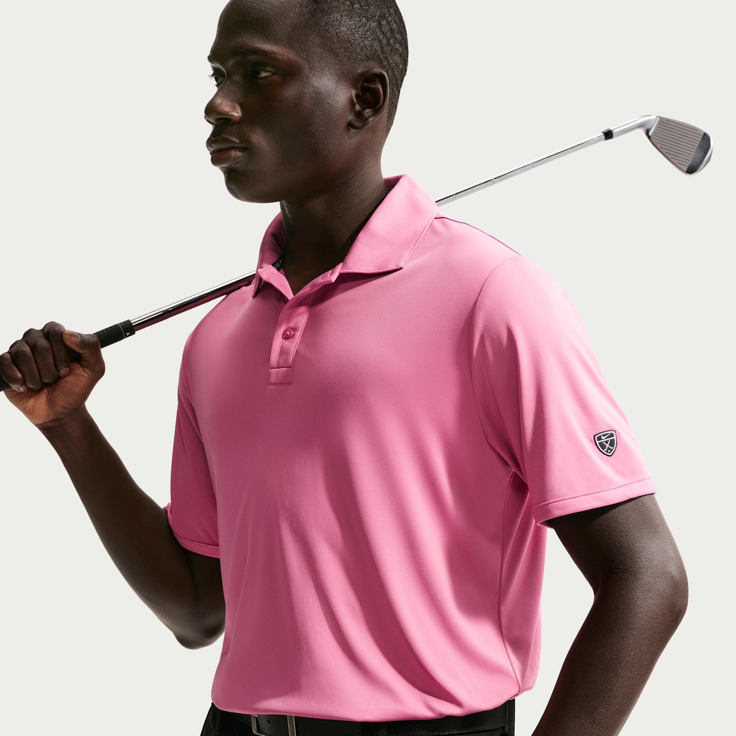 Nike Men's Par Dri-FIT Sleeve Logo Golf Polo by NIKE