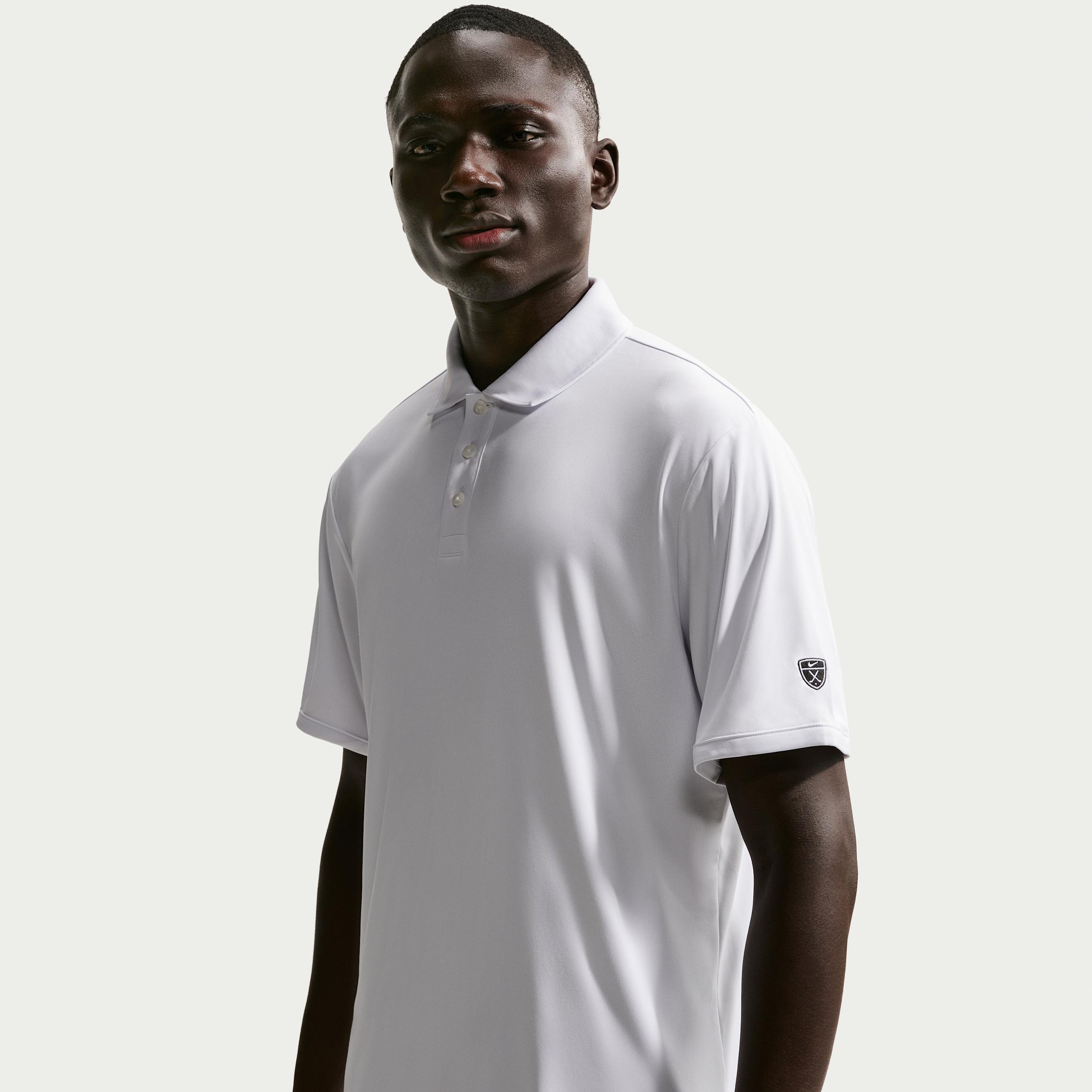 Nike Men's Par Dri-FIT Sleeve Logo Golf Polo by NIKE