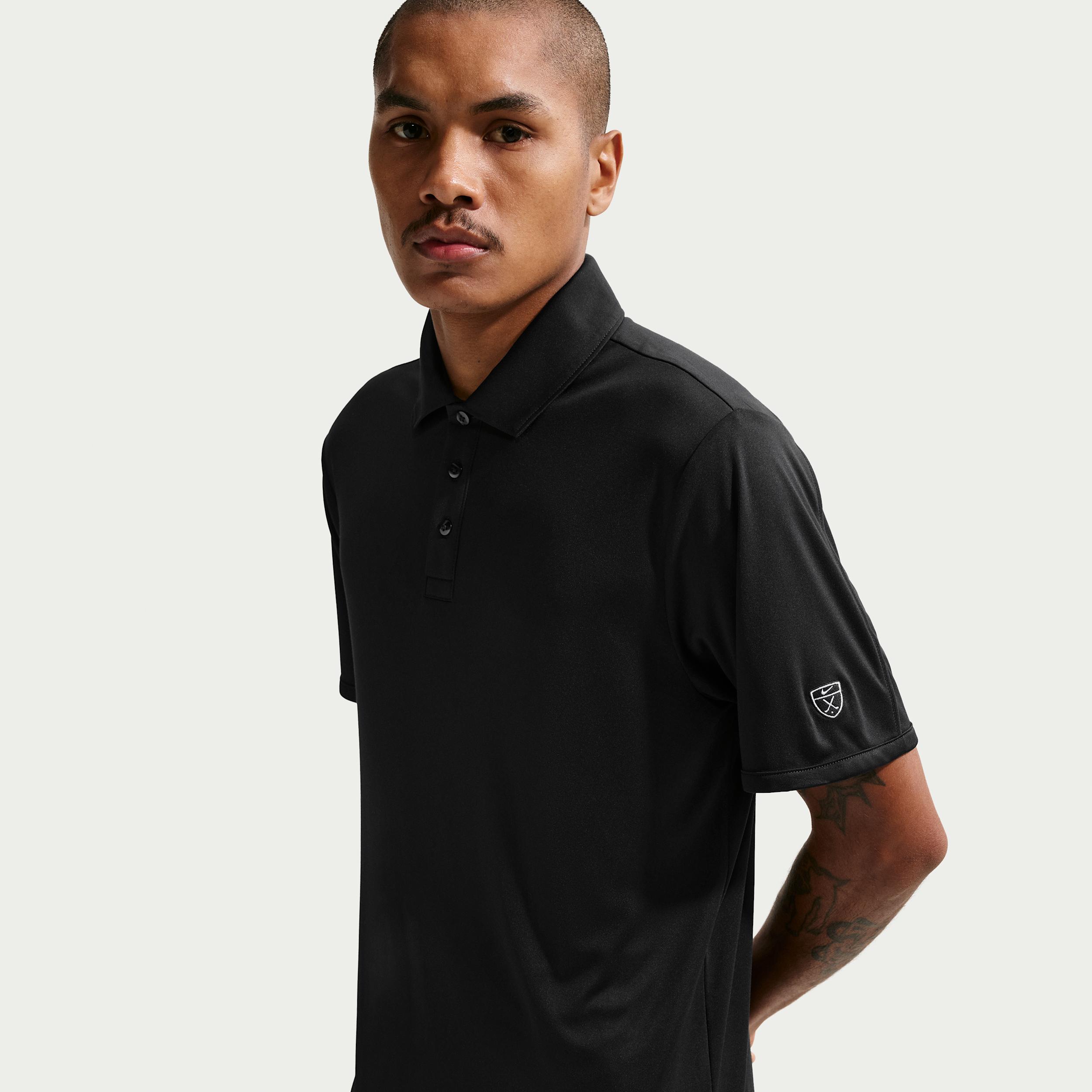 Nike Men's Par Dri-FIT Sleeve Logo Golf Polo by NIKE