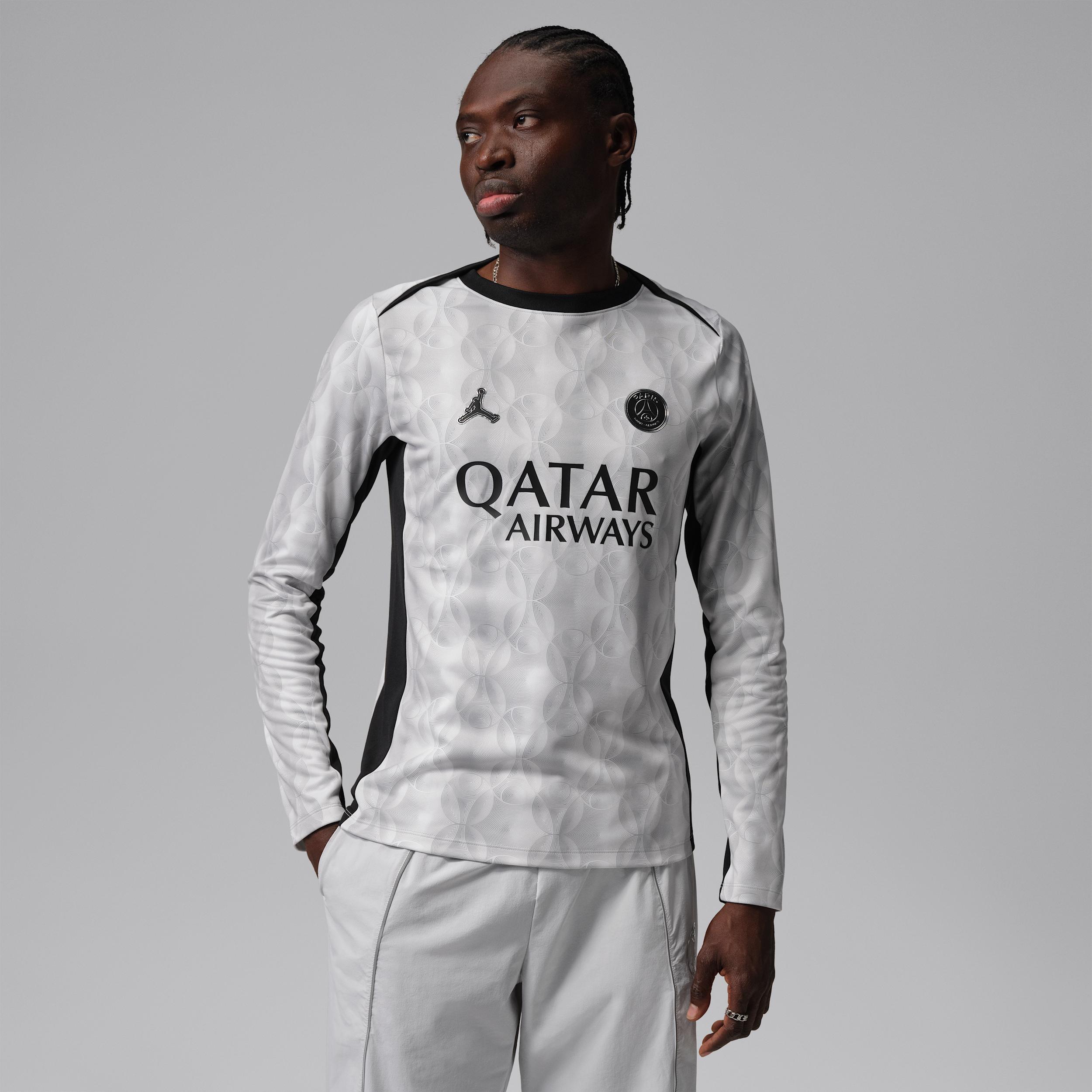 Nike Men's Paris Saint-Germain Academy Pro Night Edition Jordan Dri-FIT Soccer Long-Sleeve Pre-Match Top by NIKE