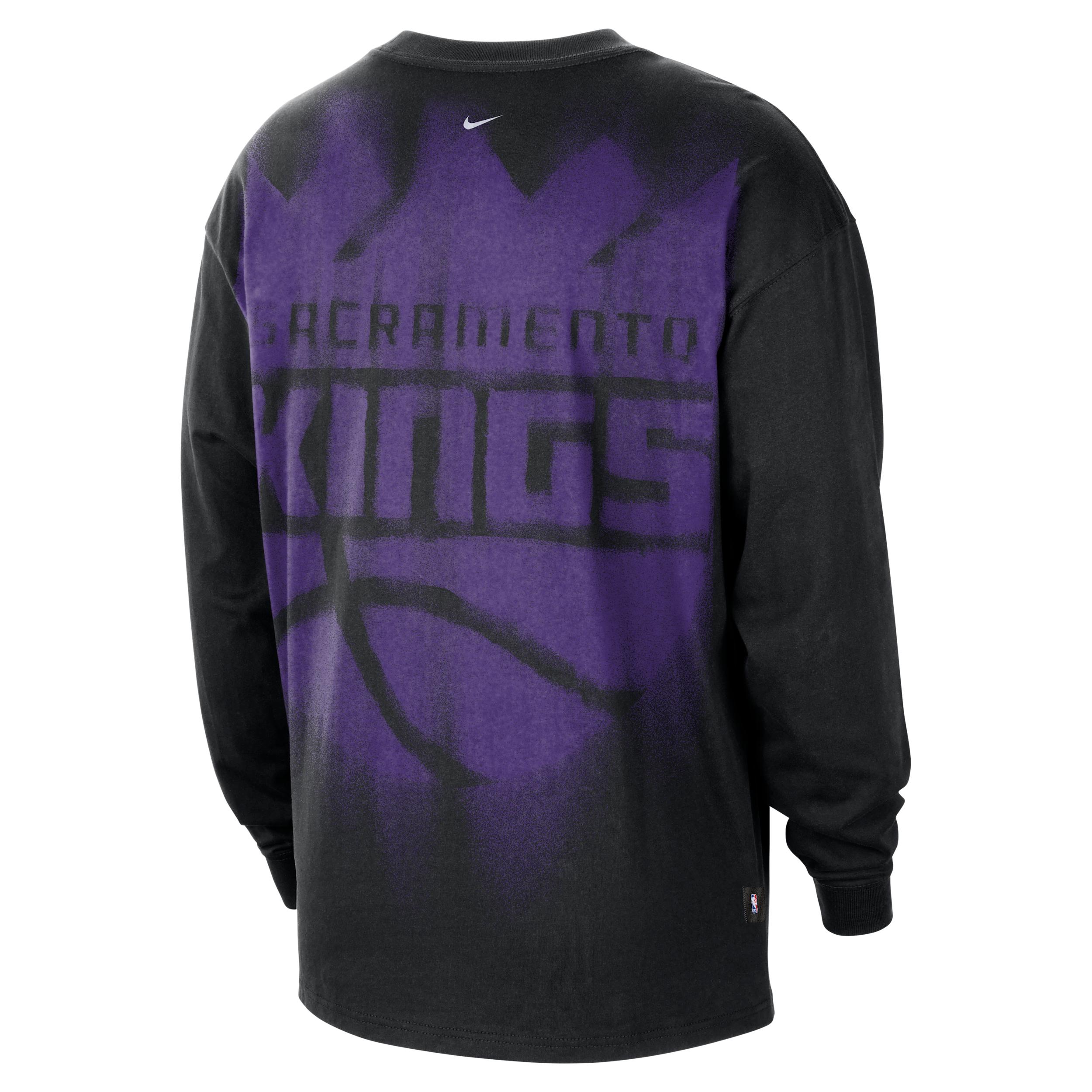 Nike Men's Sacramento Kings Standard Issue Basketball Long-Sleeve Top by NIKE