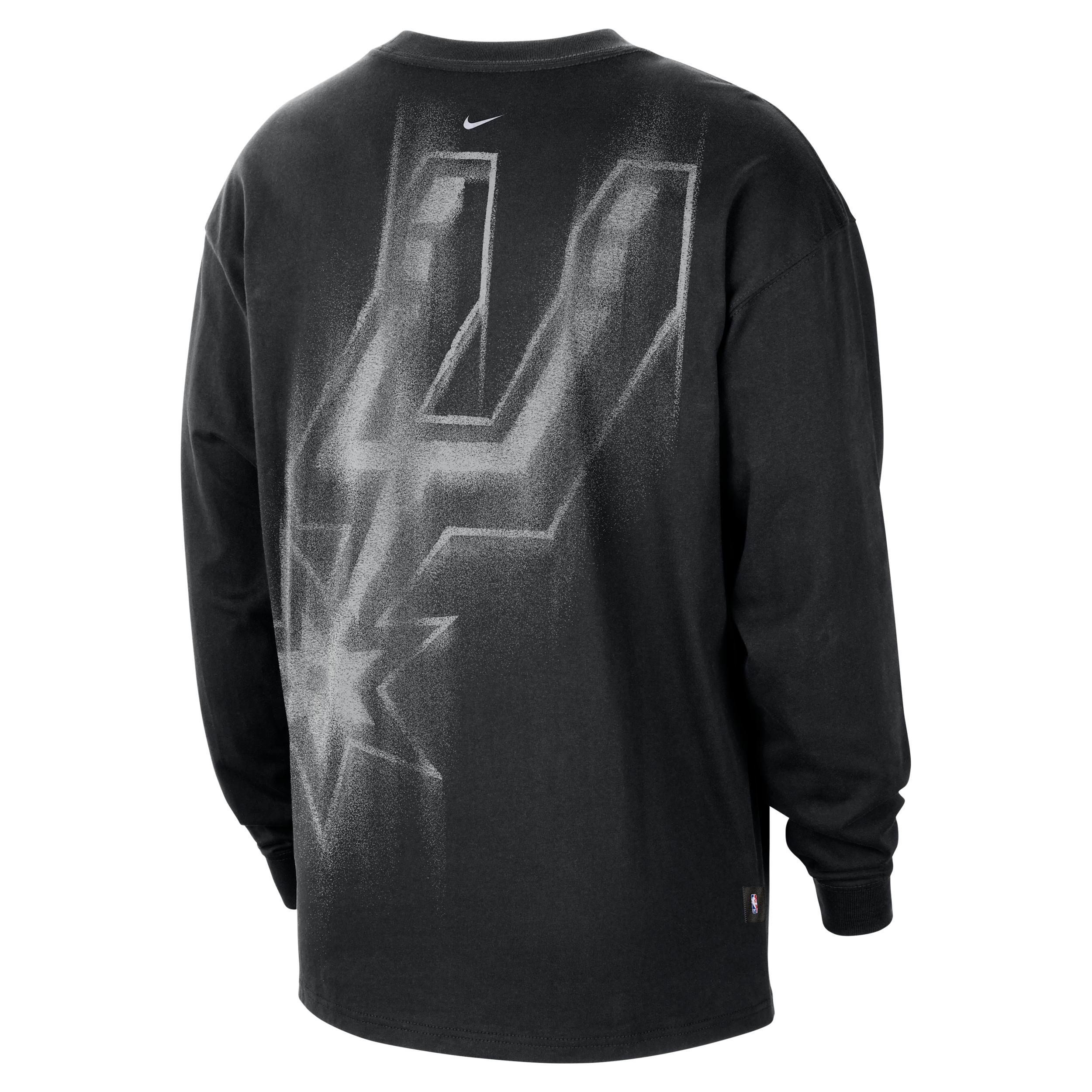 Nike Men's San Antonio Spurs Standard Issue Basketball Long-Sleeve Top by NIKE