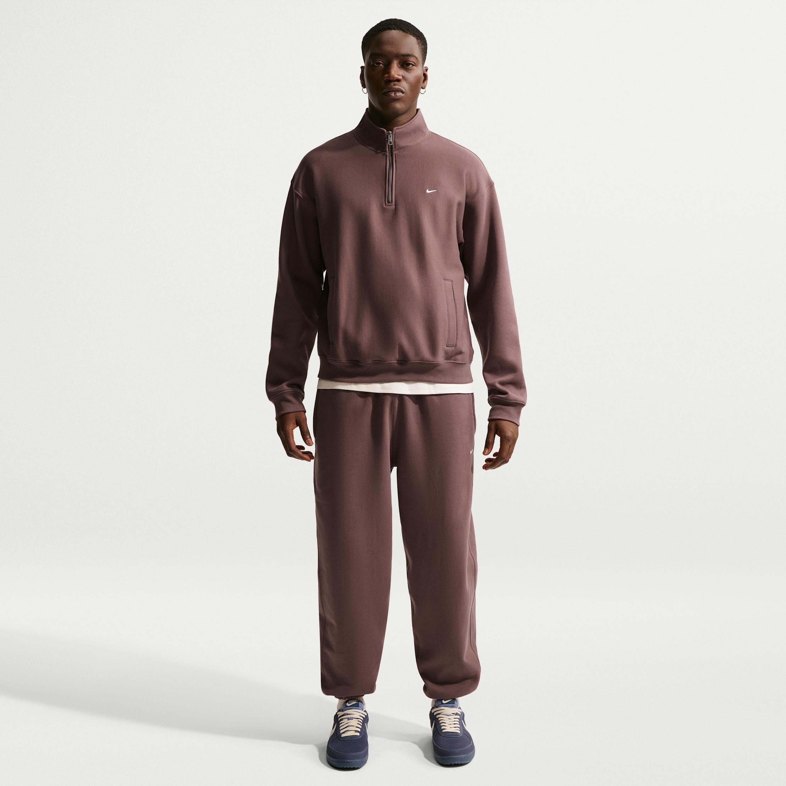 Nike Men's Solo Swoosh Cuffed Fleece Pants by NIKE
