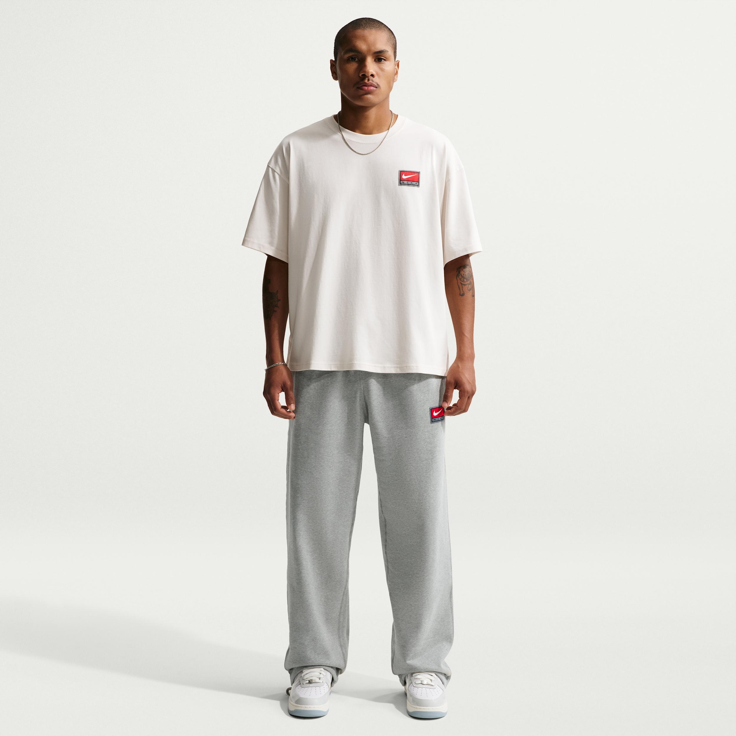 Nike Men's Solo Swoosh Fleece Open-Hem Pants by NIKE