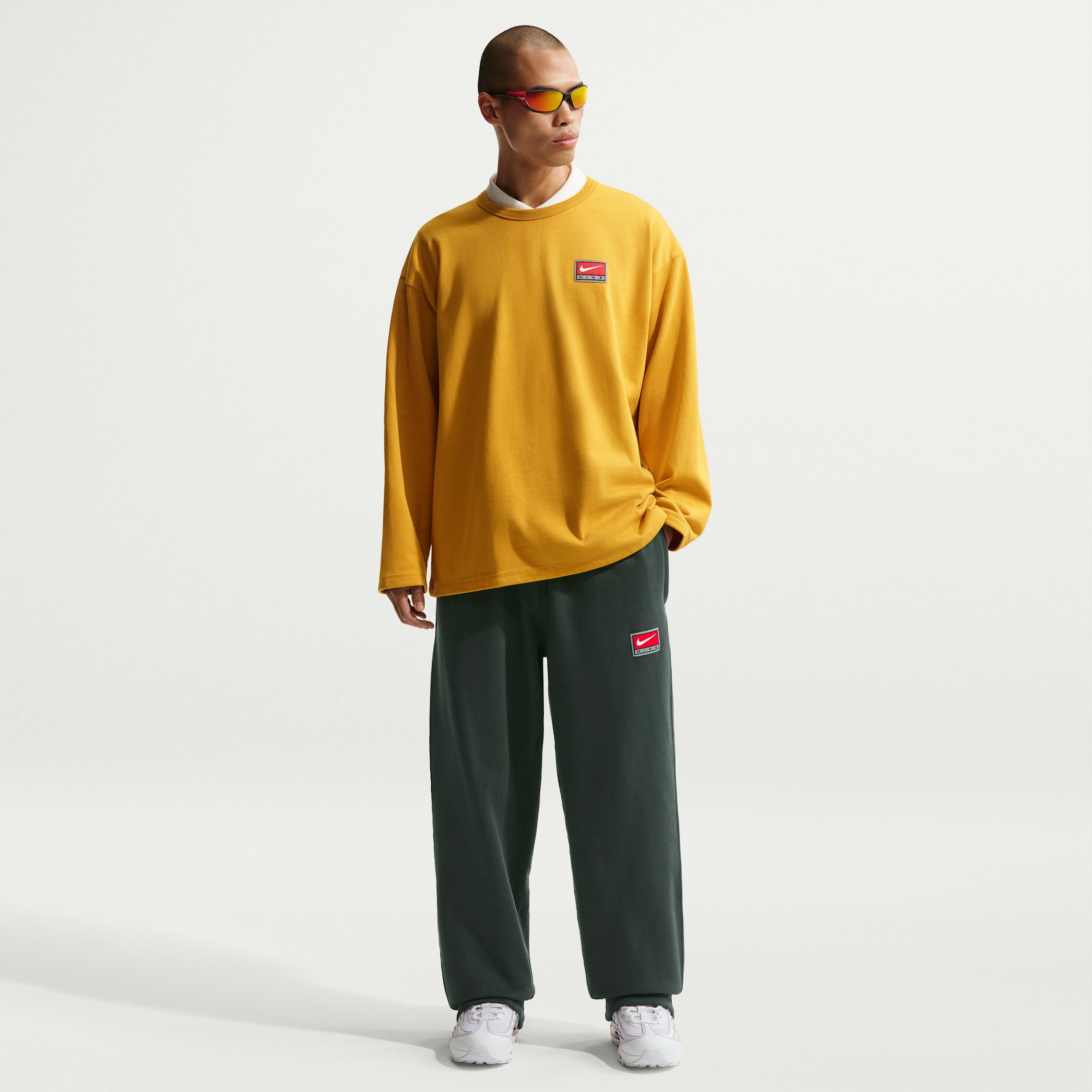Nike Men's Solo Swoosh Fleece Open-Hem Pants by NIKE