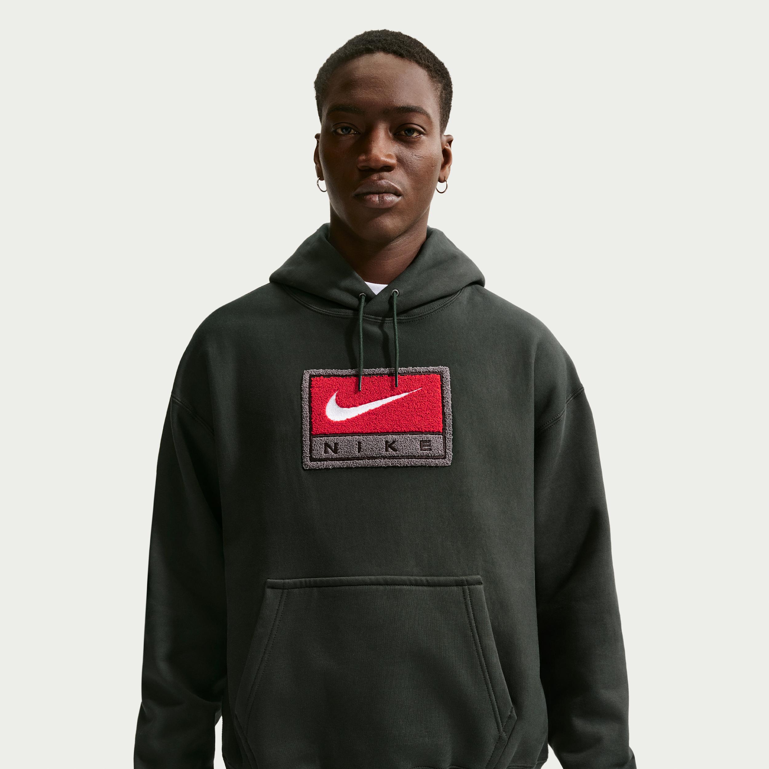 Nike Men's Solo Swoosh Fleece Pullover Hoodie by NIKE