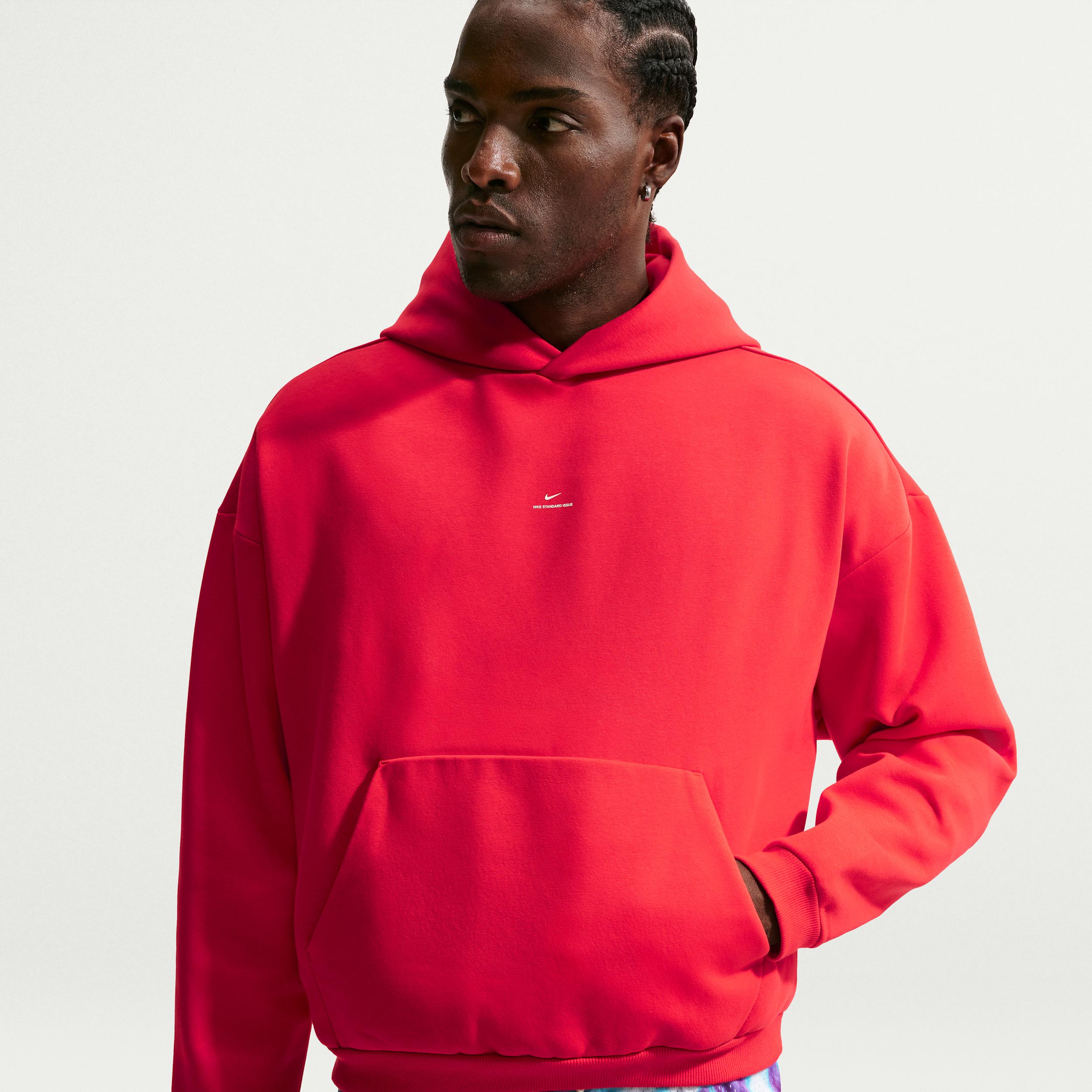 Nike Men's Standard Issue Therma-FIT Brushed Basketball Pullover Hoodie by NIKE