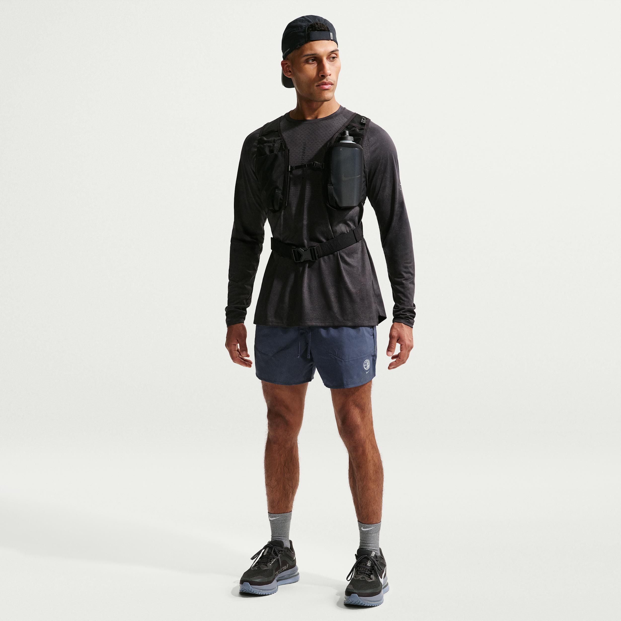 Nike Men's Stride 5" Brief-Lined Running Shorts with Reflective Accents by NIKE