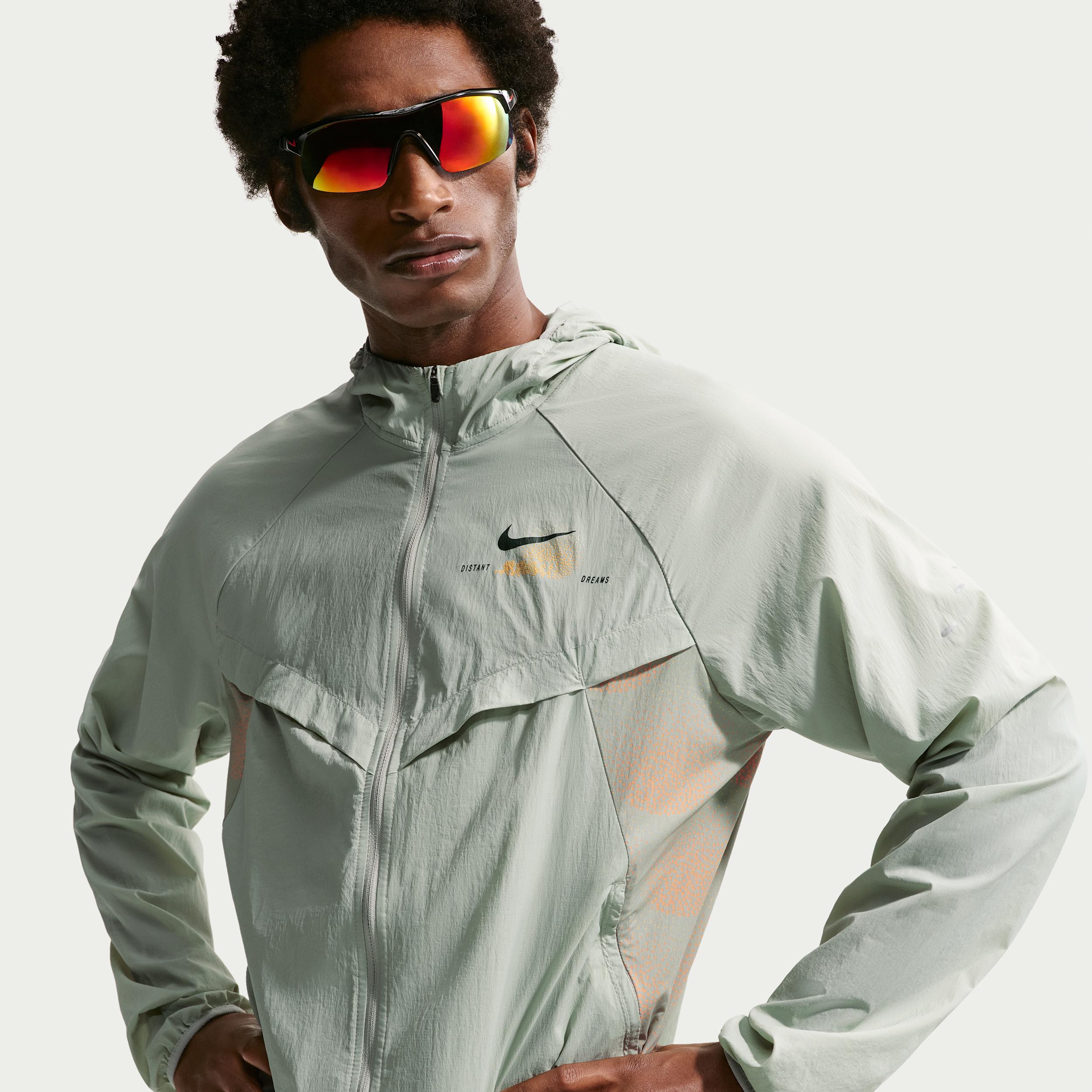 Nike Men's Stride Repel UV Protection Running Jacket by NIKE