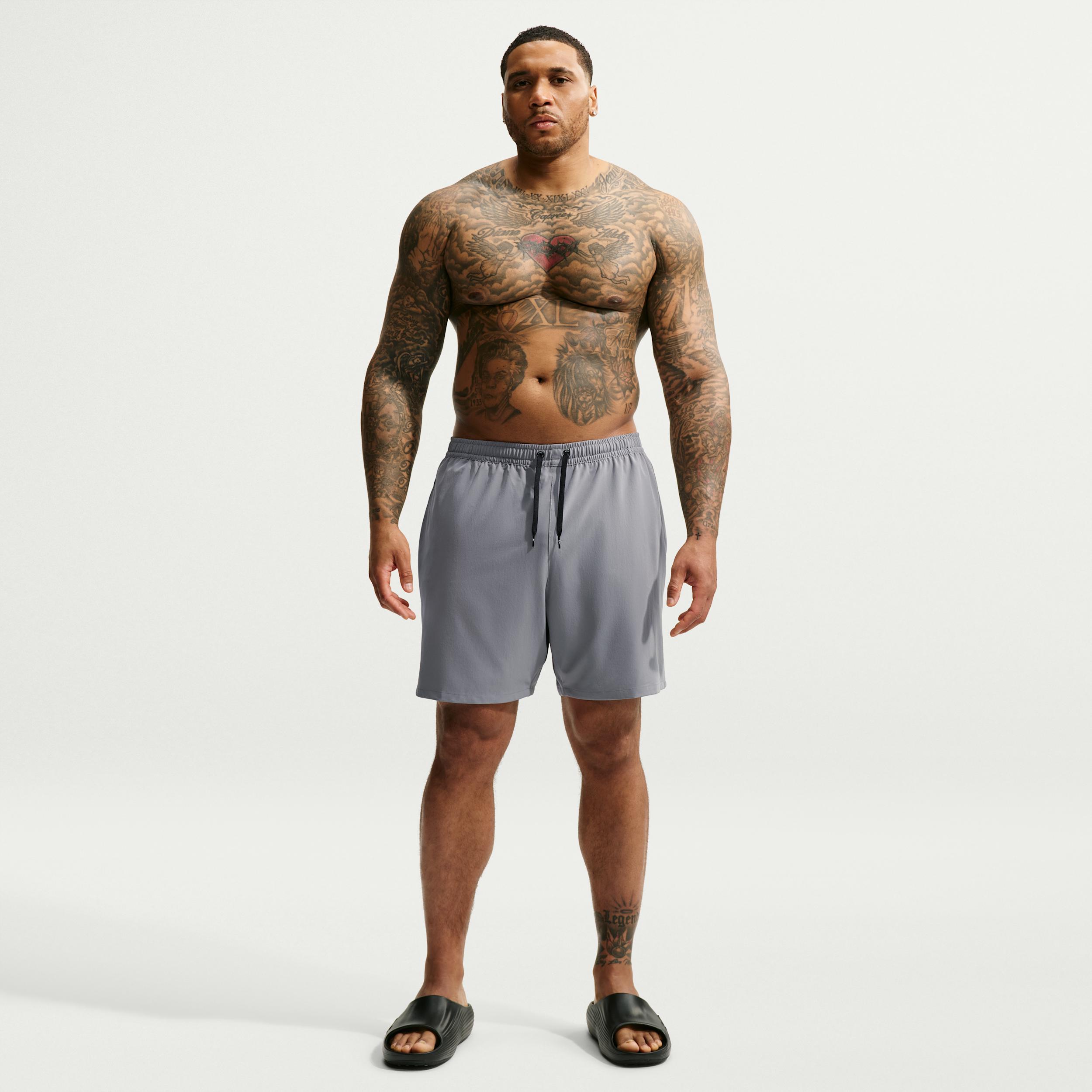 Nike Men's Swim Contend Essential 7" Brief-Lined Volley Short (Big & Tall) by NIKE