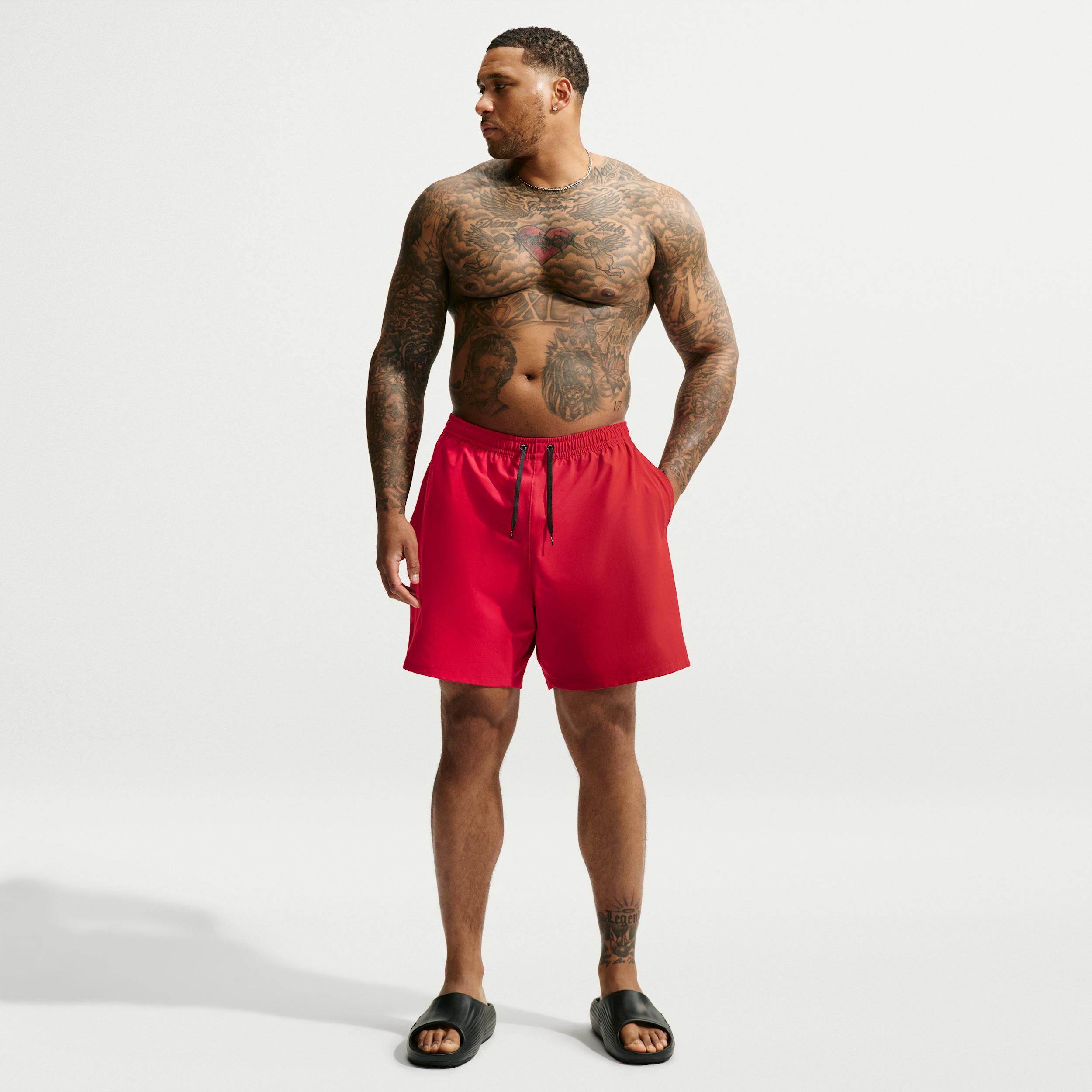 Nike Men's Swim Contend Essential 7" Brief-Lined Volley Short (Big & Tall) by NIKE