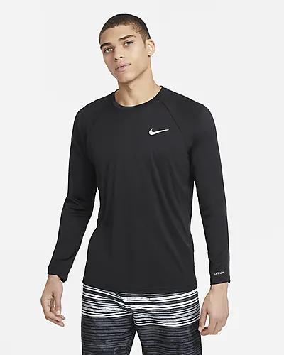 Nike Men's Swim Hydroguard Essential Dri-FIT UV Long Sleeve Top by NIKE