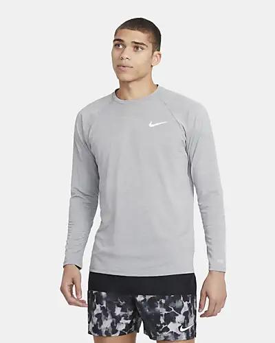 Nike Men's Swim Hydroguard Essential Dri-FIT UV Long Sleeve Top by NIKE
