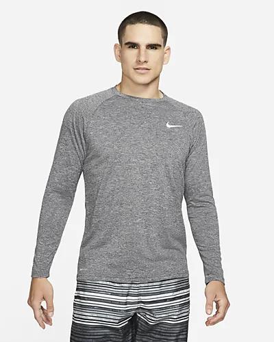 Nike Men's Swim Hydroguard Essential Dri-FIT UV Long Sleeve Top by NIKE