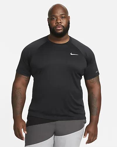 Nike Men's Swim Hydroguard Essential Dri-FIT UV Short Sleeve Top (Big & Tall) by NIKE