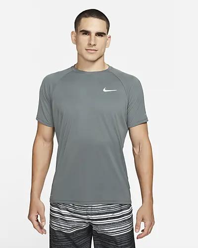 Nike Men's Swim Hydroguard Essential Dri-FIT UV Short Sleeve Top by NIKE