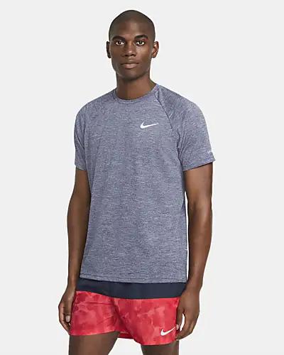 Nike Men's Swim Hydroguard Essential Dri-FIT UV Short Sleeve Top by NIKE