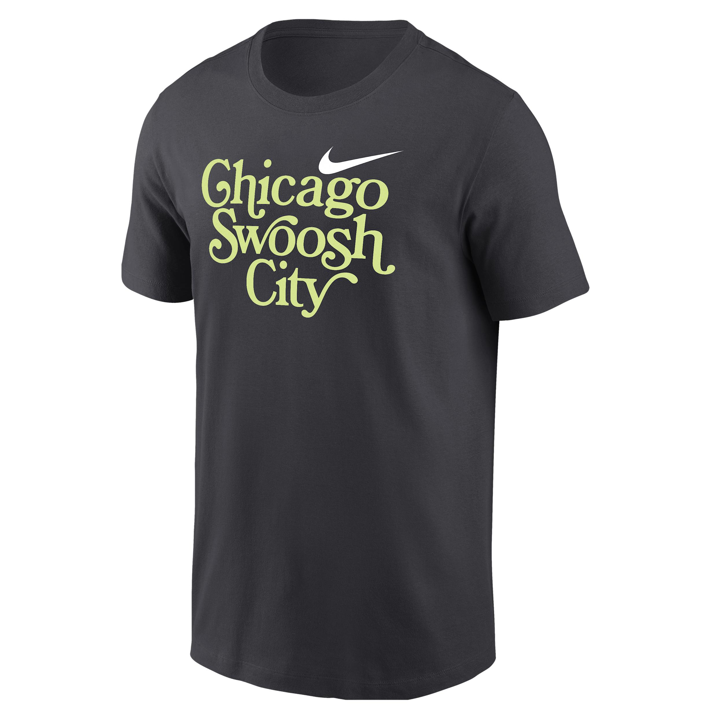 Nike Men's Swoosh Cities Chicago Short-Sleeve T-Shirt by NIKE