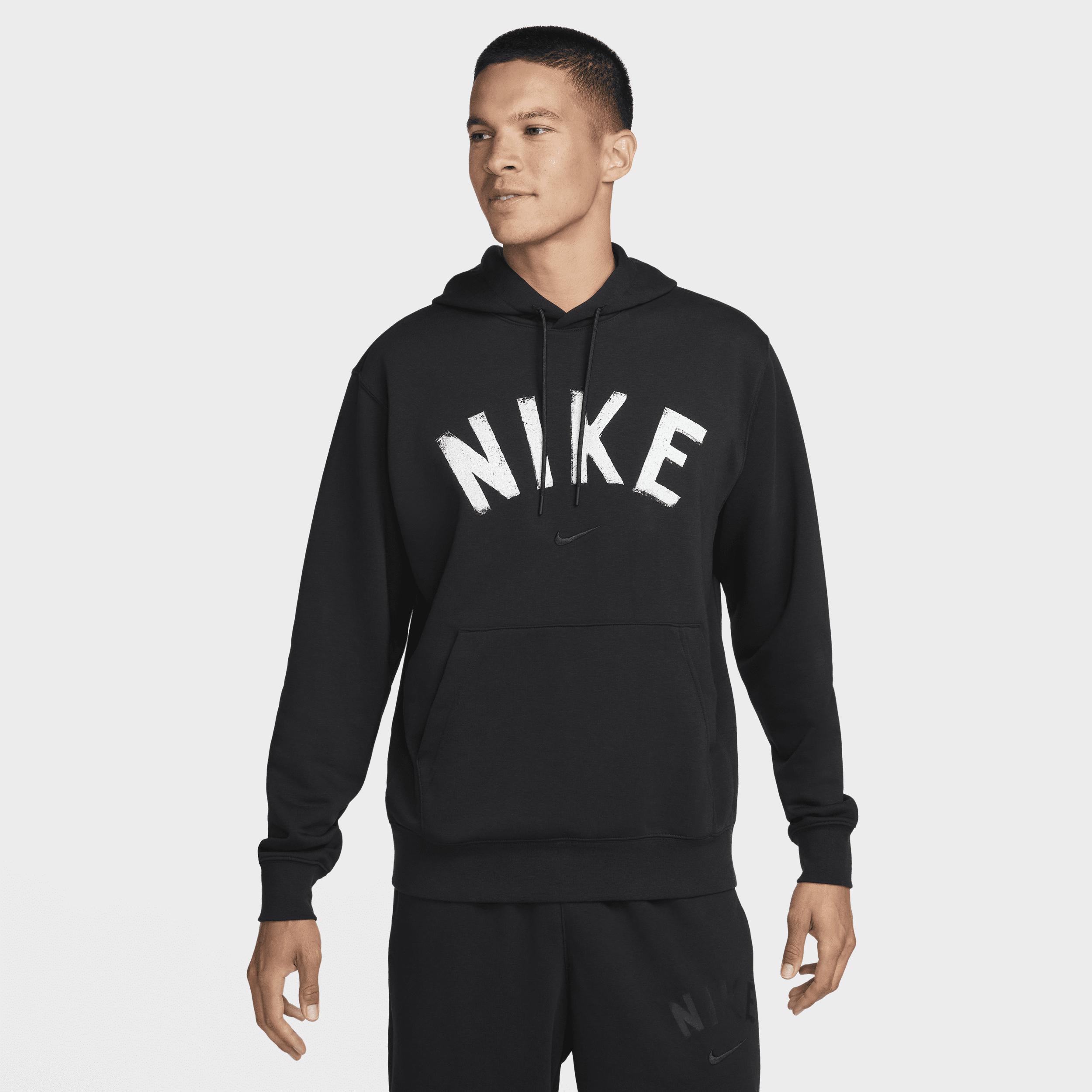Nike Men's Swoosh Dri-FIT French Terry Pullover Fitness Hoodie by NIKE
