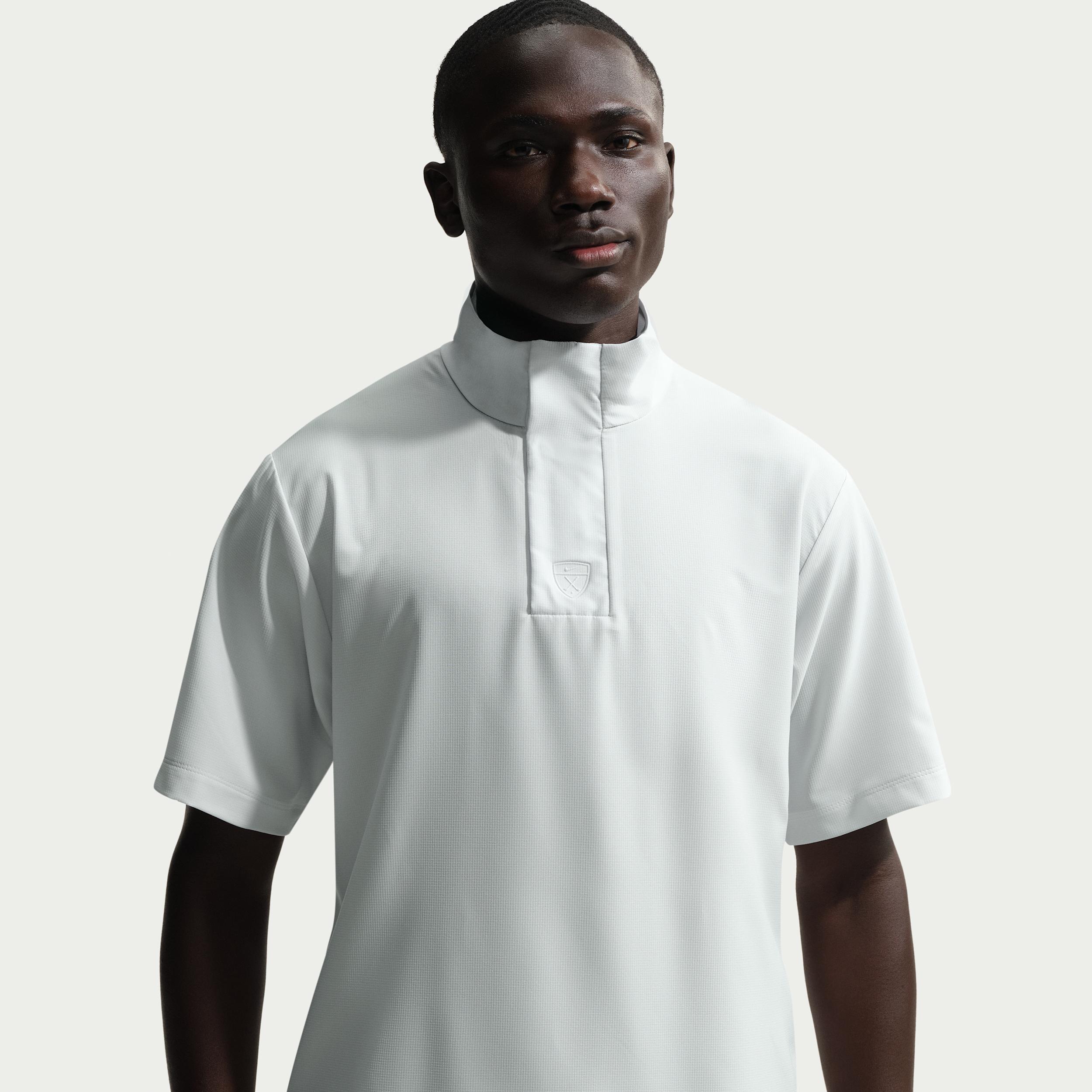 Nike Men's Tailored Performance Dri-FIT Loose Short-Sleeve Golf Windshirt by NIKE