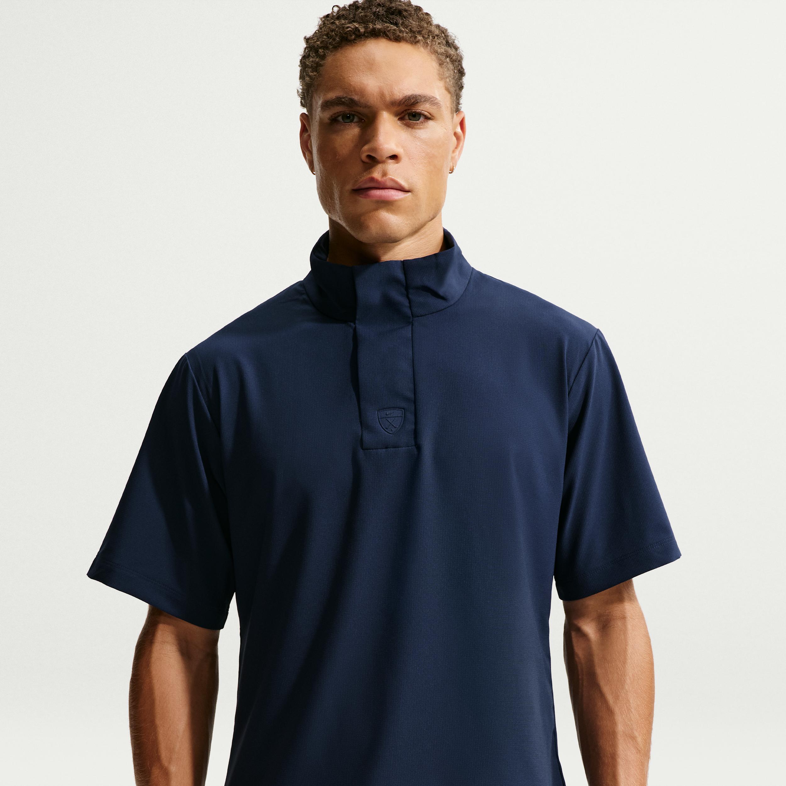 Nike Men's Tailored Performance Dri-FIT Loose Short-Sleeve Golf Windshirt by NIKE
