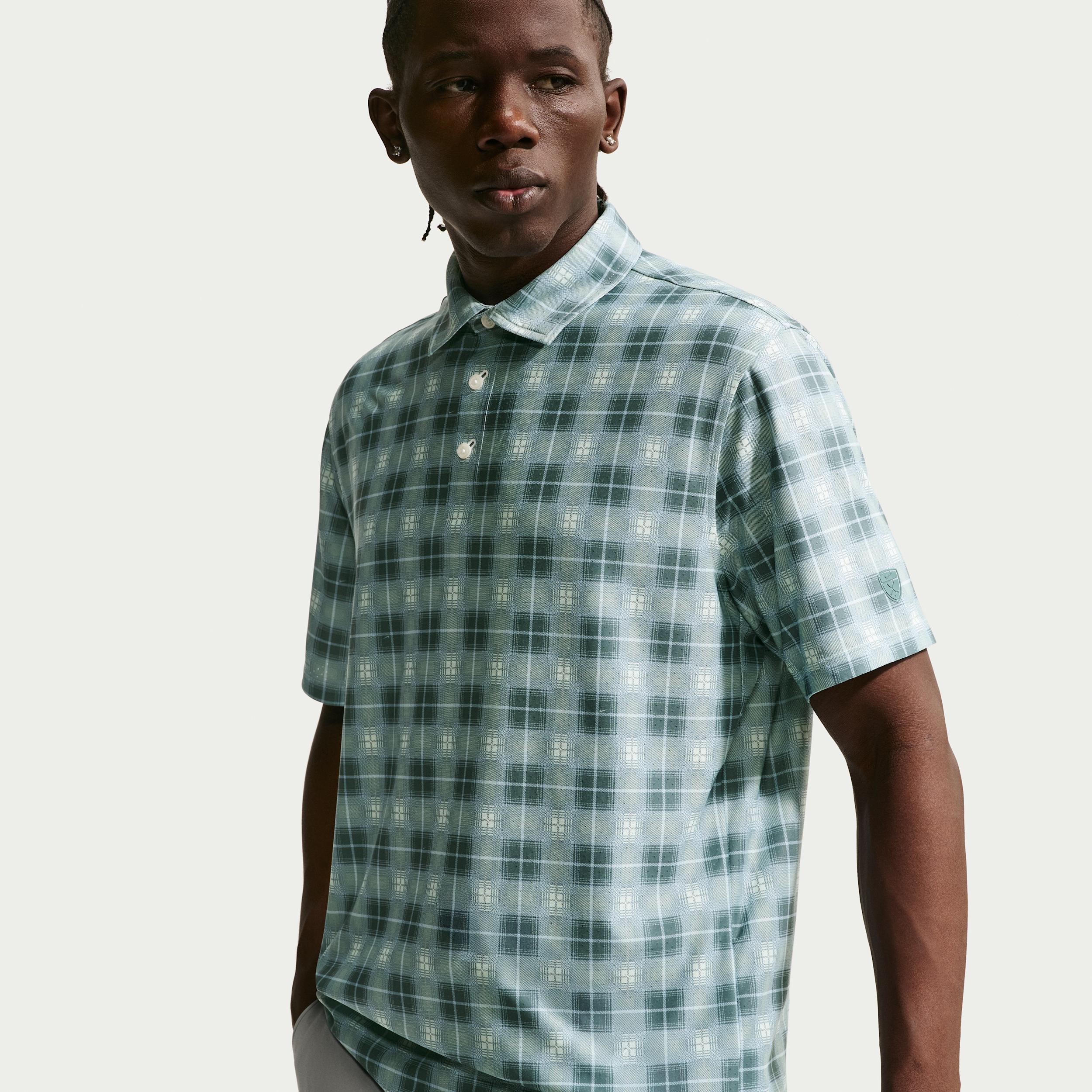 Nike Men's Tailored Performance Tartan Dri-FIT Golf Polo by NIKE