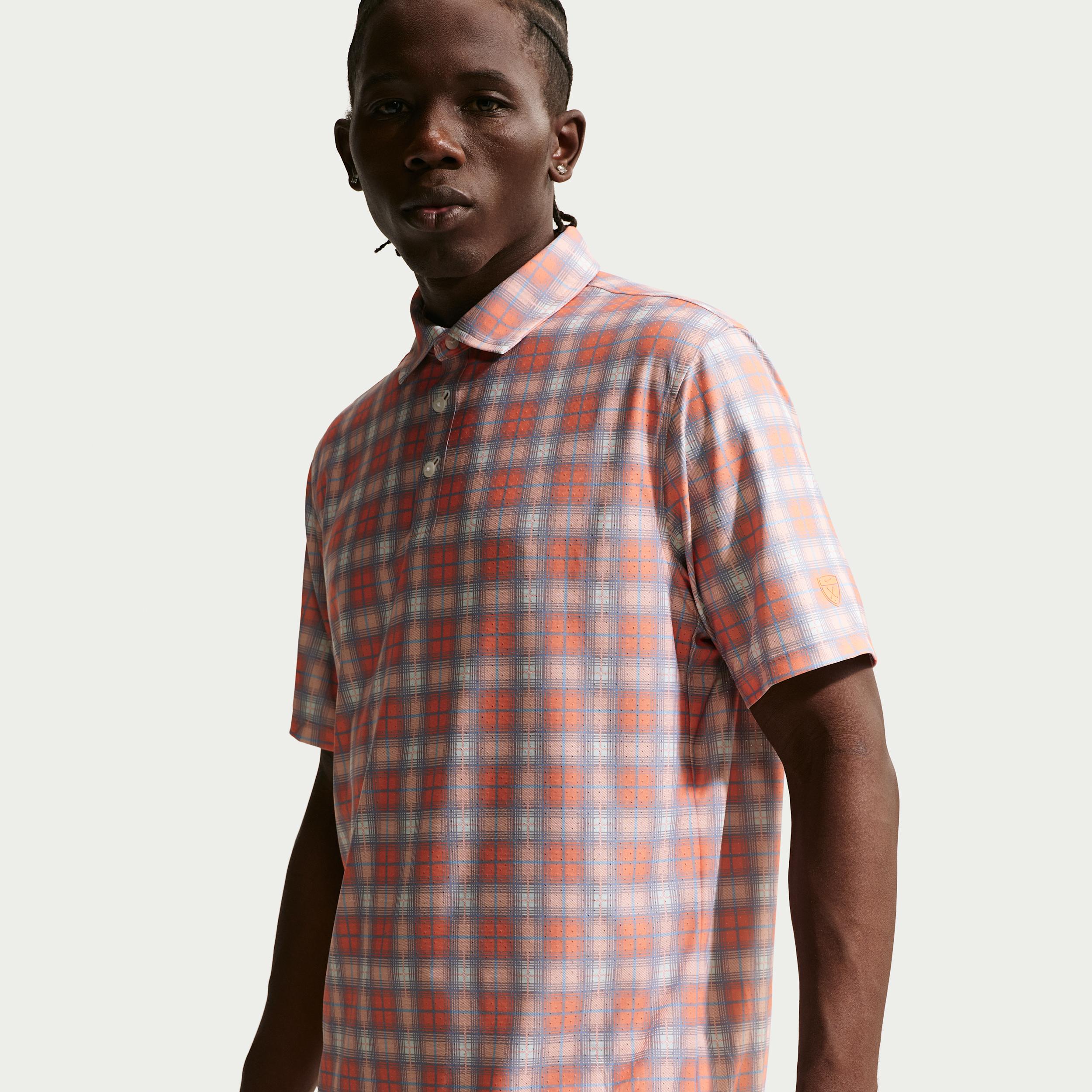 Nike Men's Tailored Performance Tartan Dri-FIT Golf Polo by NIKE