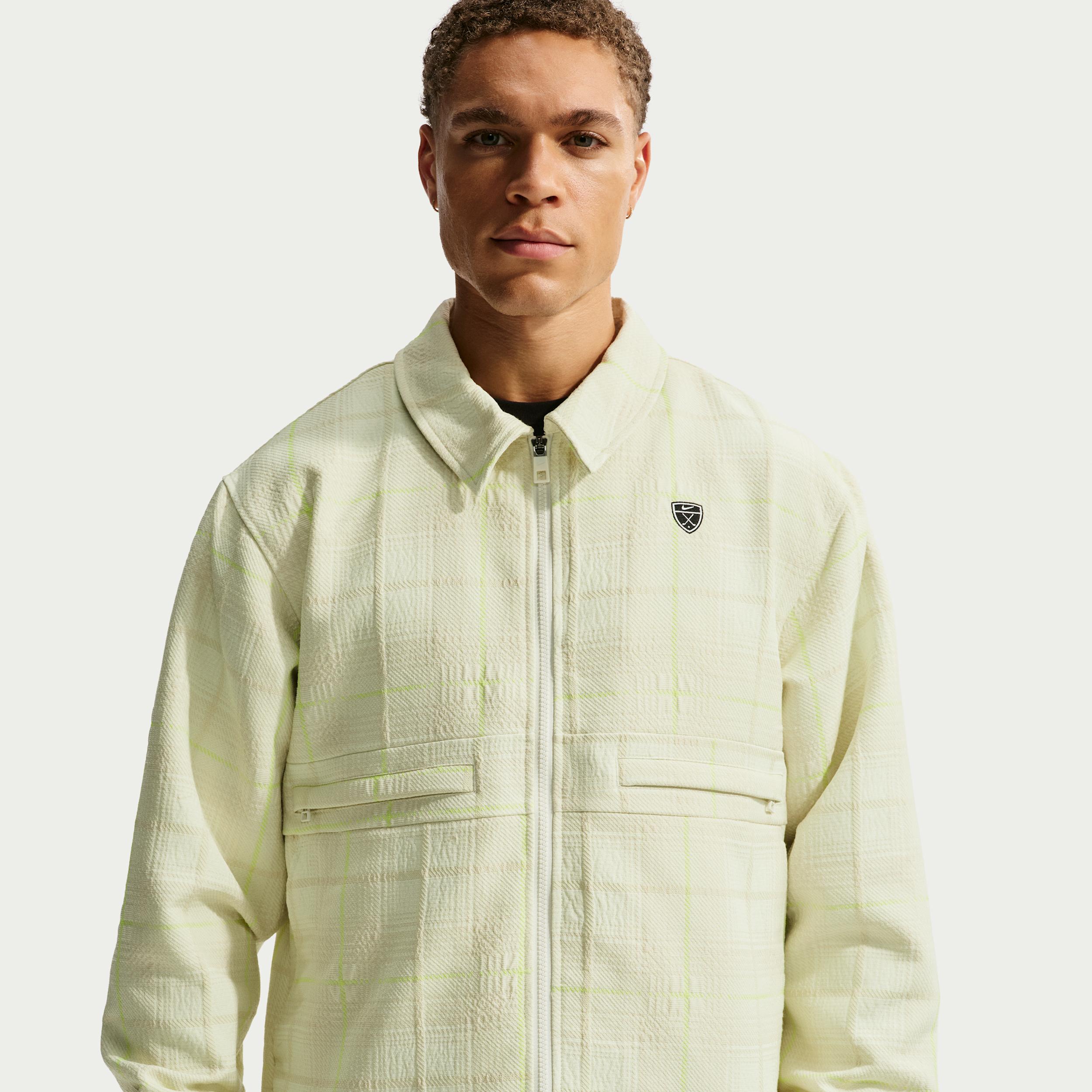 Nike Men's Tartan Loose Golf Jacket by NIKE
