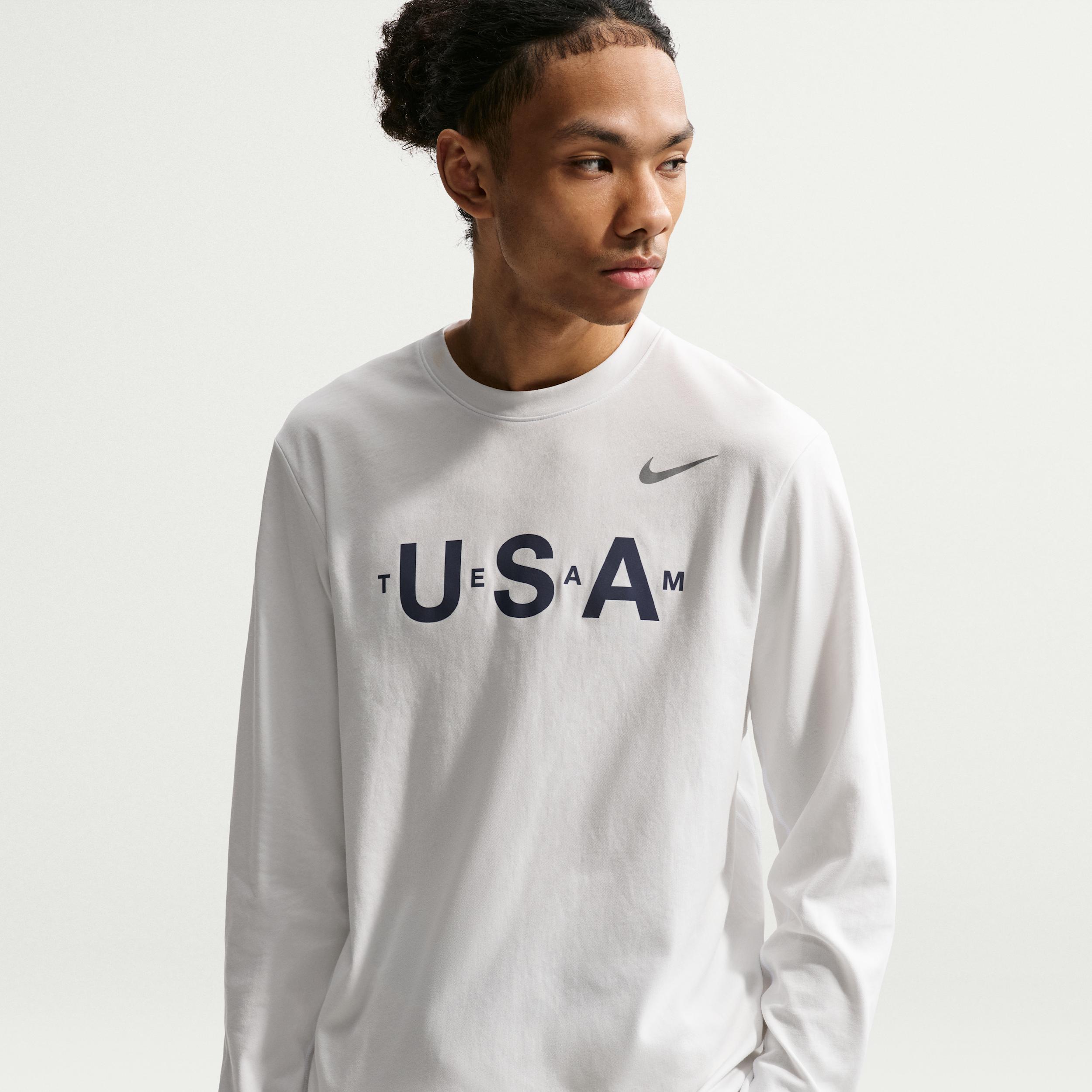 Nike Men's Team USA Primary Dri-FIT Long-Sleeve Top by NIKE
