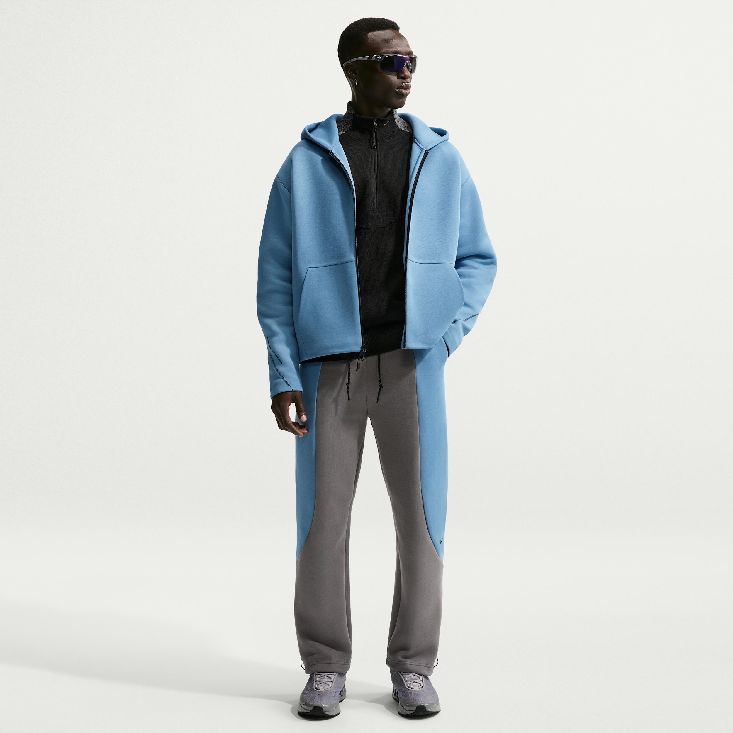 Nike Men's Tech Color-Block Open-Hem Fleece Pants by NIKE