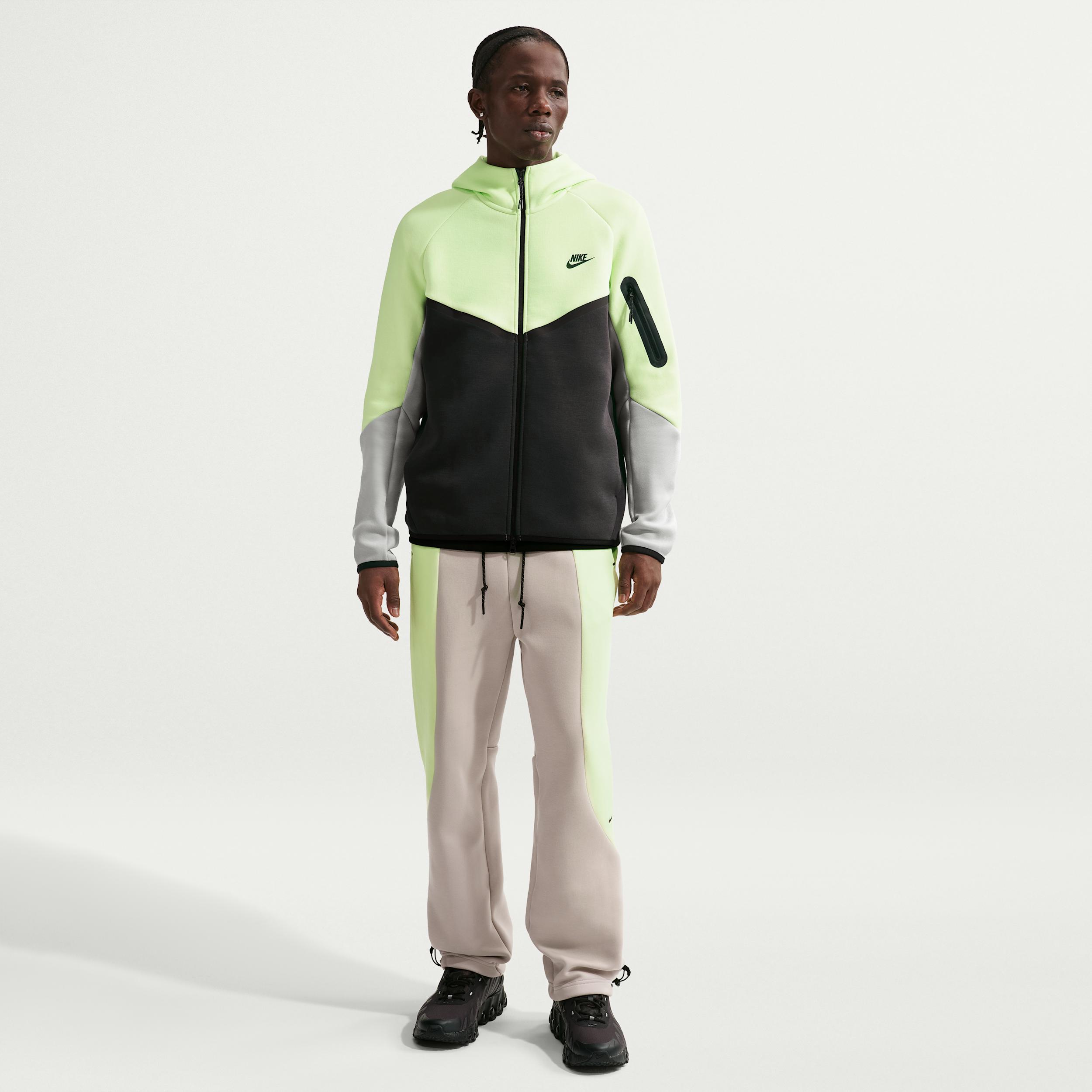 Nike Men's Tech Color-Block Open-Hem Fleece Pants by NIKE