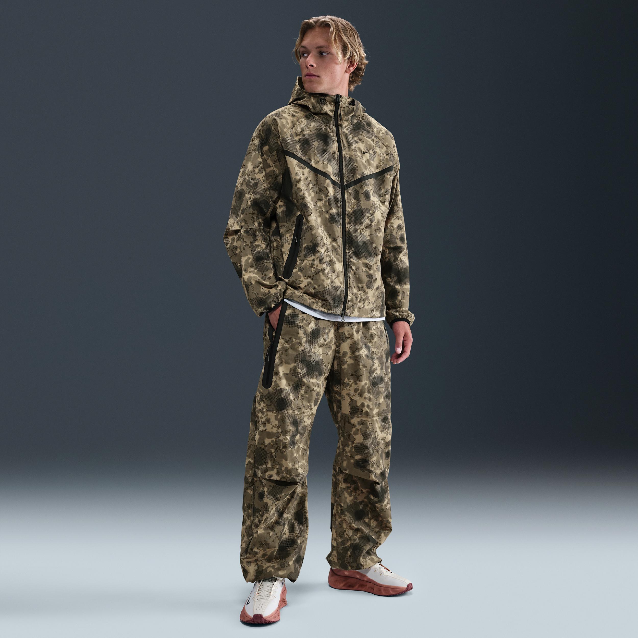 Nike Men's Tech Dri-FIT Woven Camo Loose-Fit Pants by NIKE