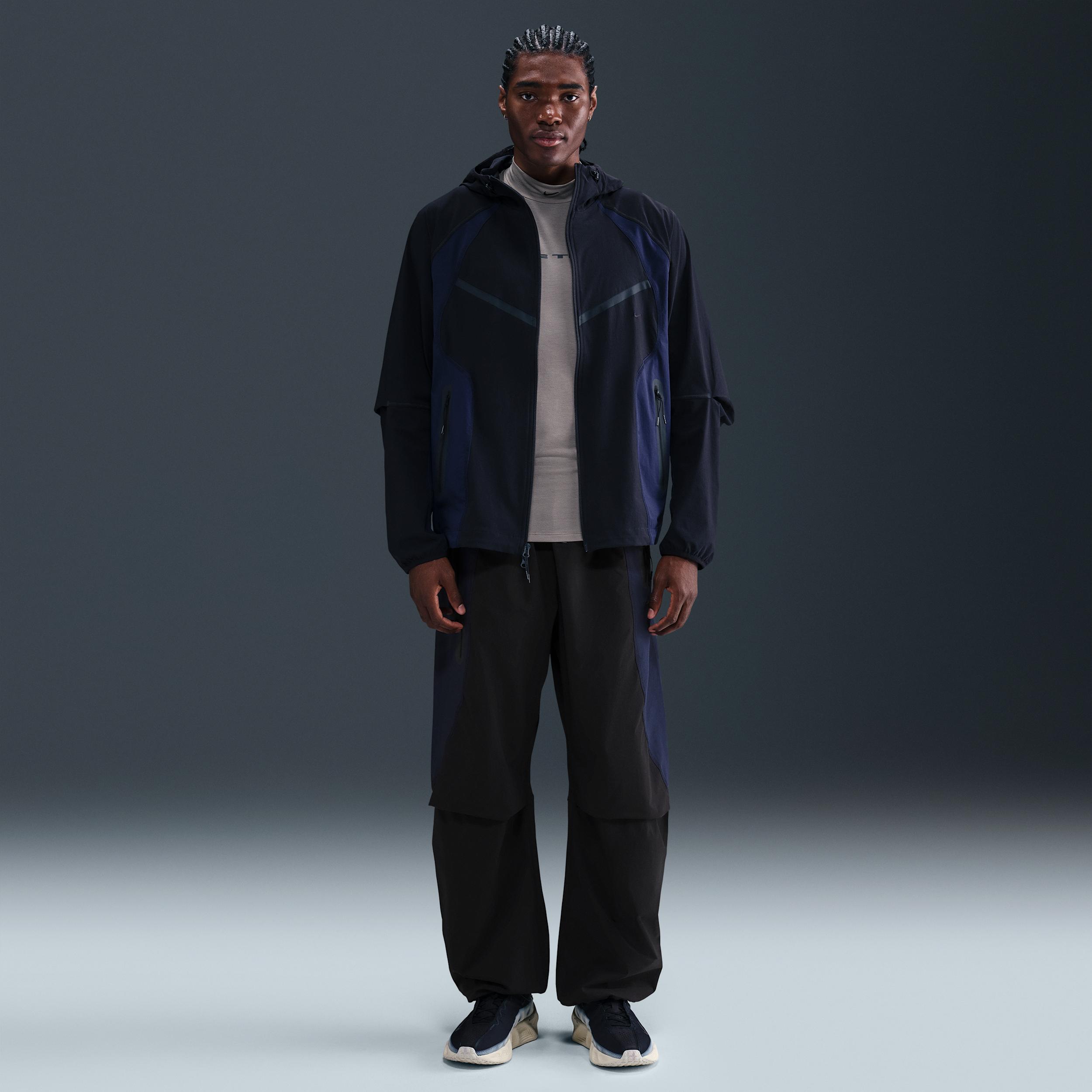 Nike Men's Tech Dri-FIT Woven Color-Block Oversized Pants by NIKE