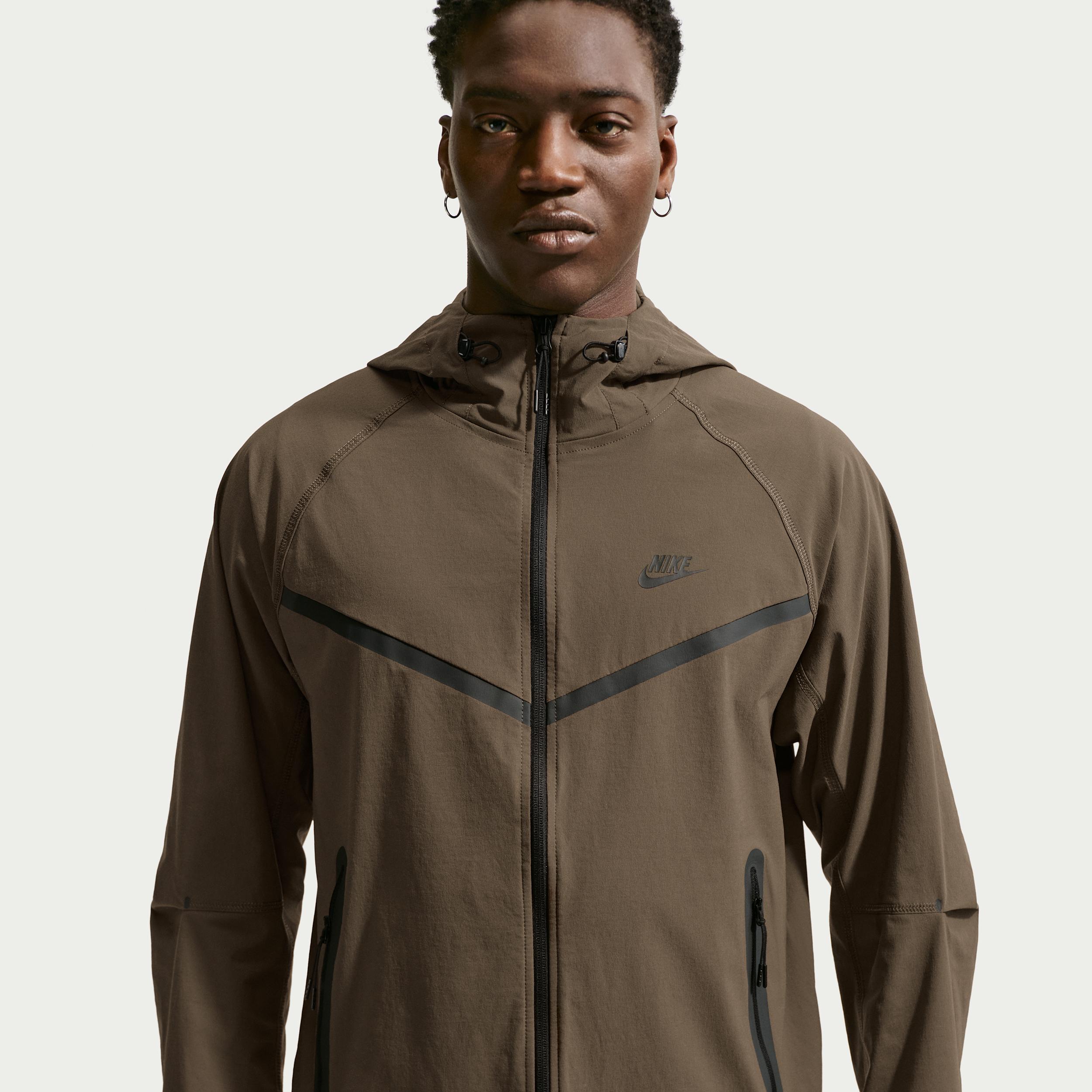 Nike Men's Tech Dri-FIT Woven Full-Zip Windrunner Jacket by NIKE