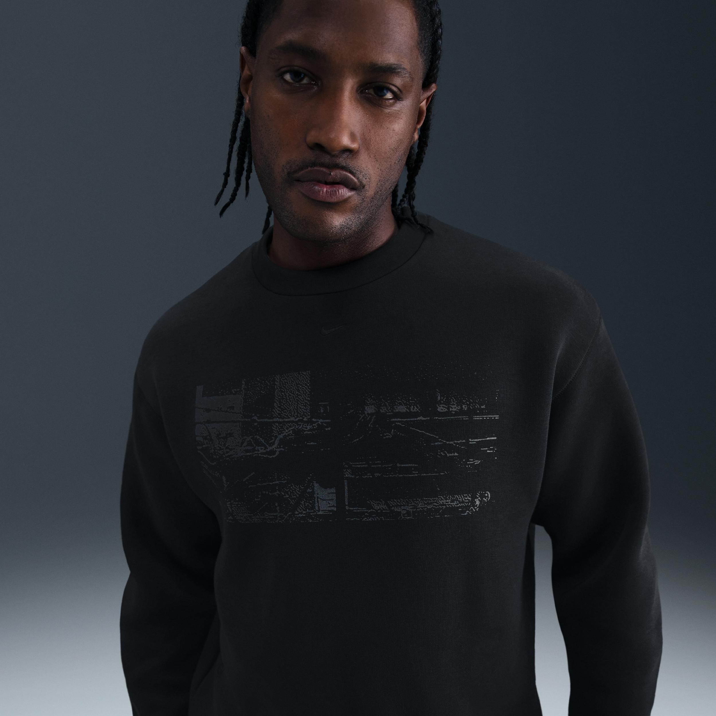 Nike Men's Tech Fleece Crew with Reflective Accents by NIKE