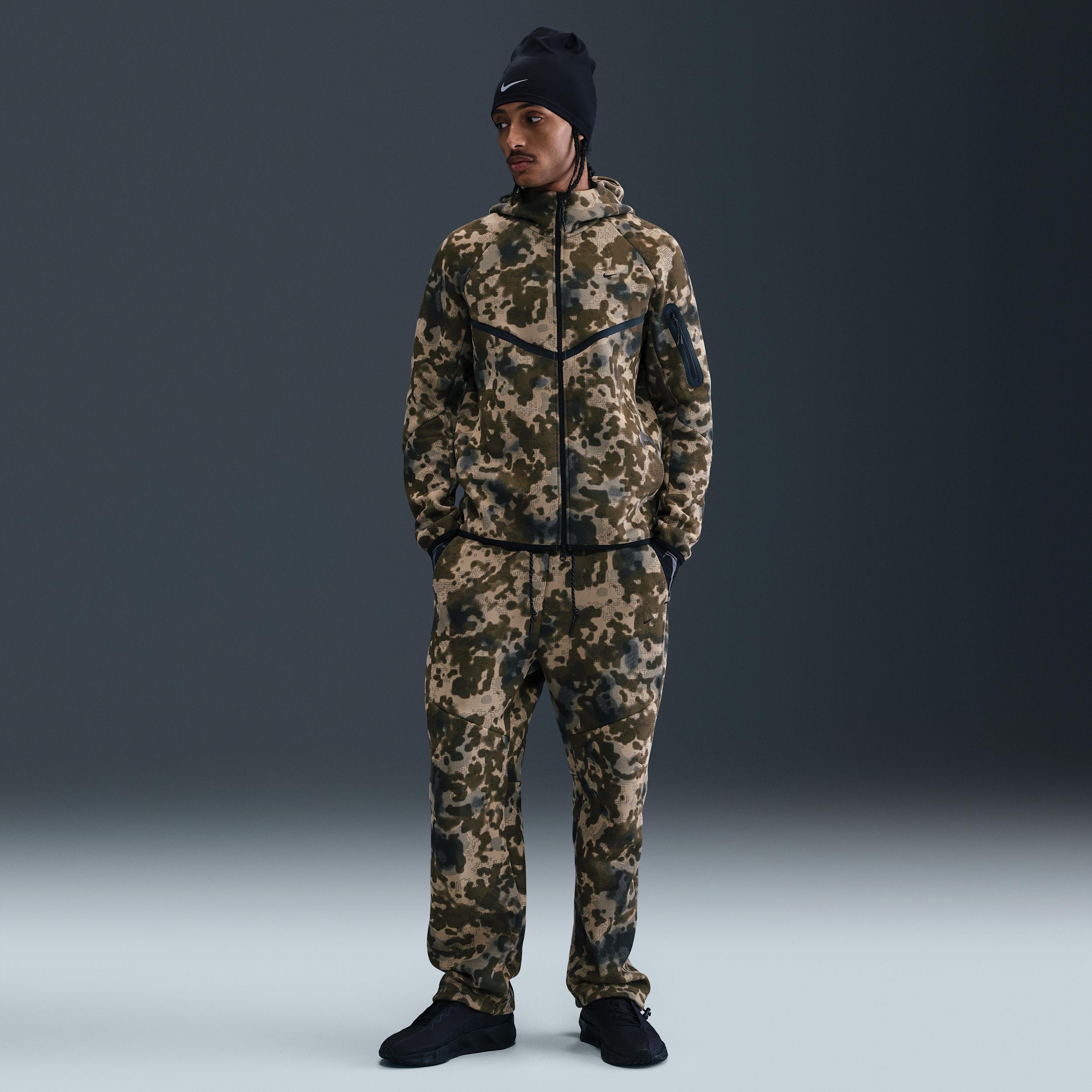 Nike Men's Tech Open-Hem Fleece Camo Pants by NIKE