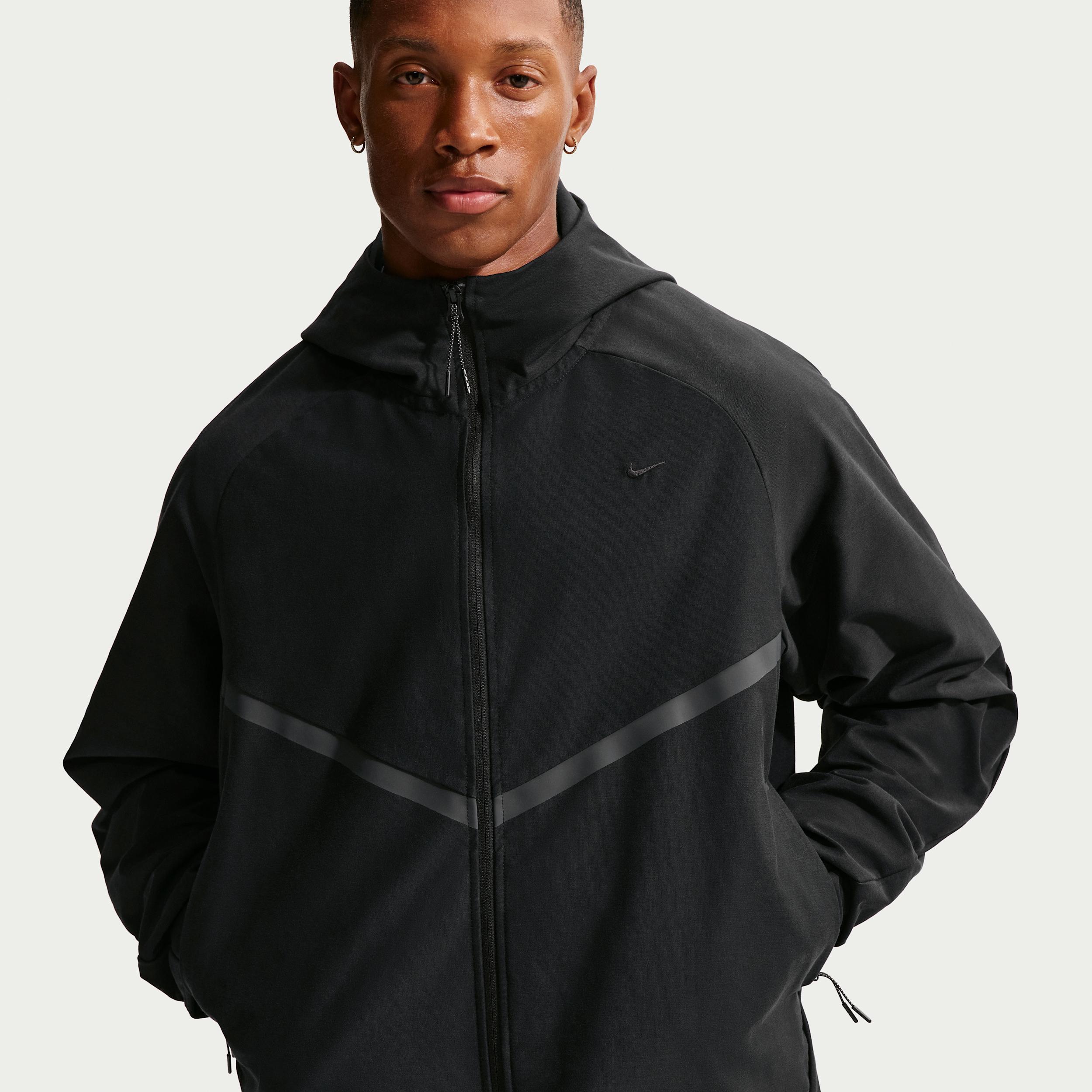Nike Men's Tech Shori Knit Full-Zip Windrunner Jacket by NIKE