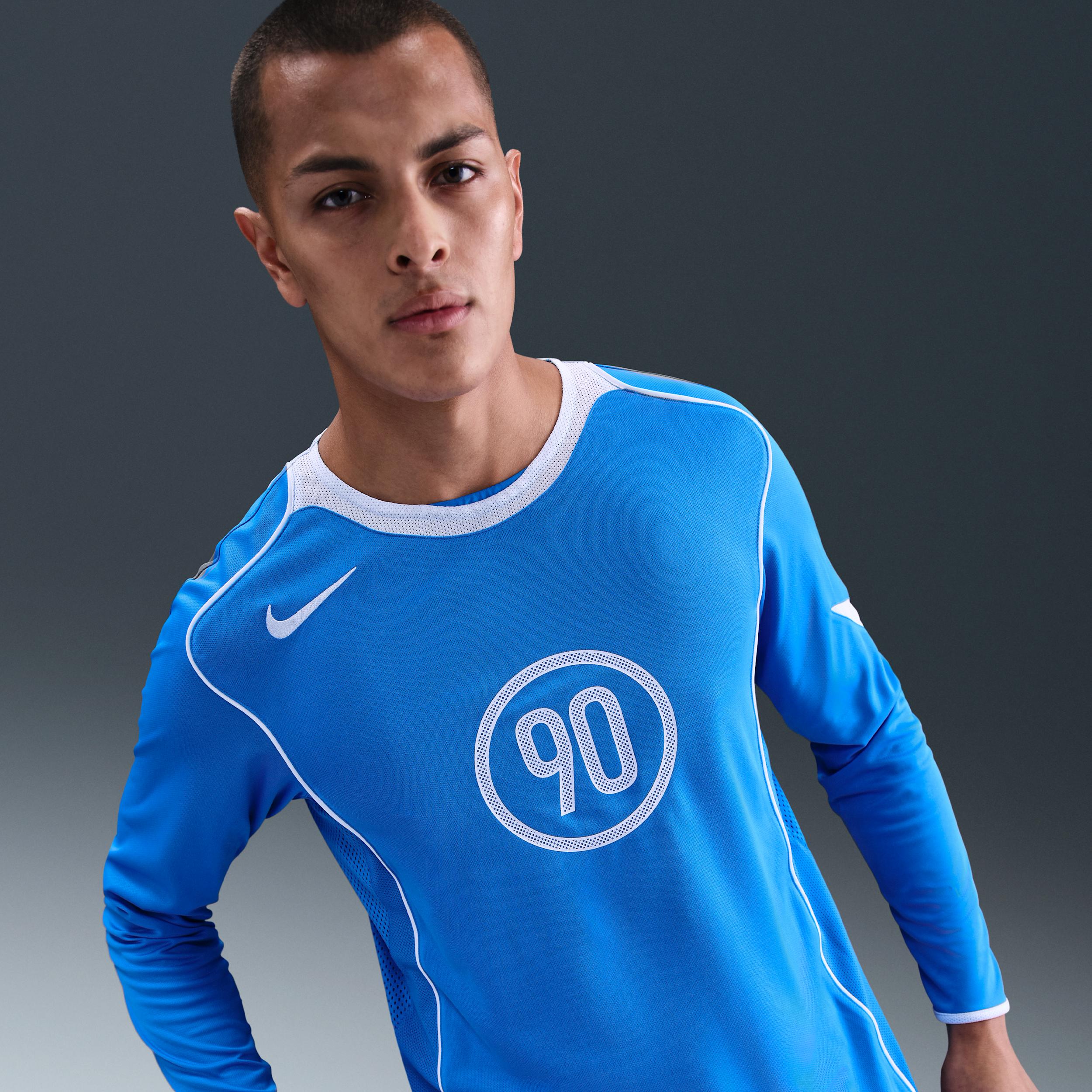 Nike Men's Total 90 Dri-FIT Long-Sleeve Soccer Top by NIKE