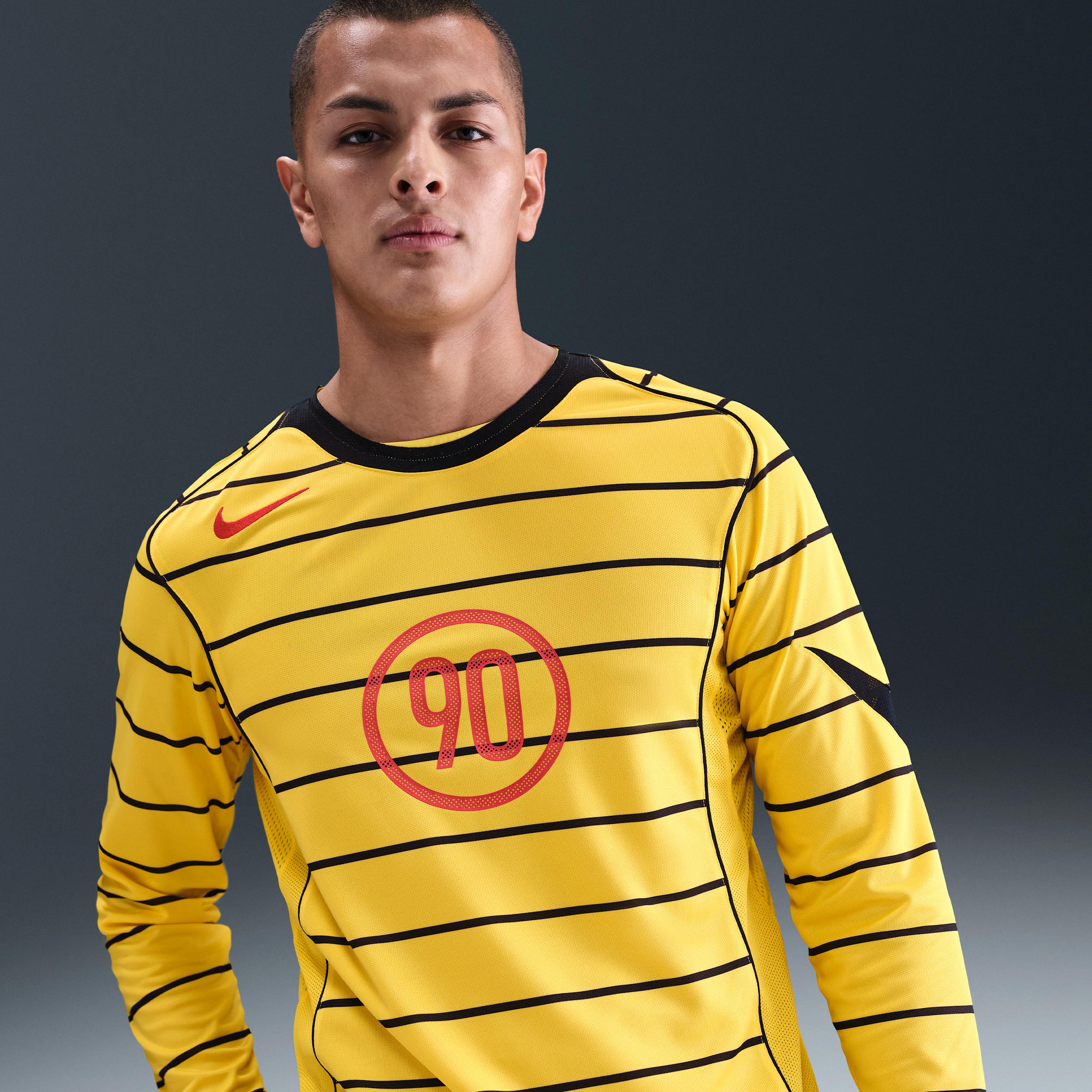 Nike Men's Total 90 Dri-FIT Long-Sleeve Soccer Top by NIKE