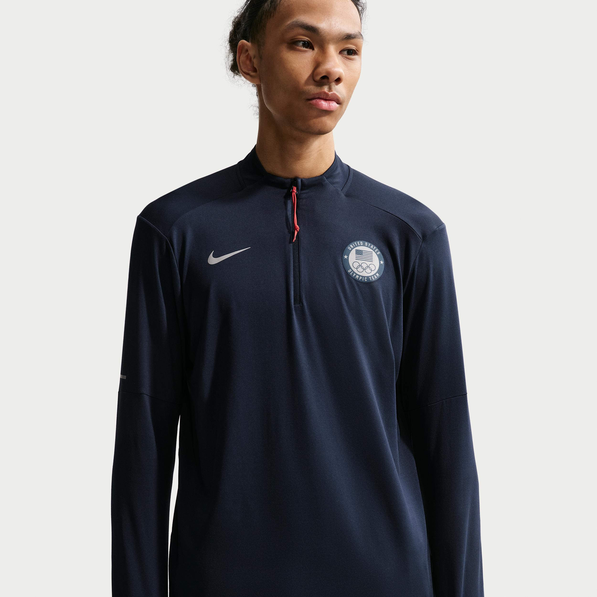 Nike Men's United States Olympic Team Element Dri-FIT 1/4-Zip Top by NIKE