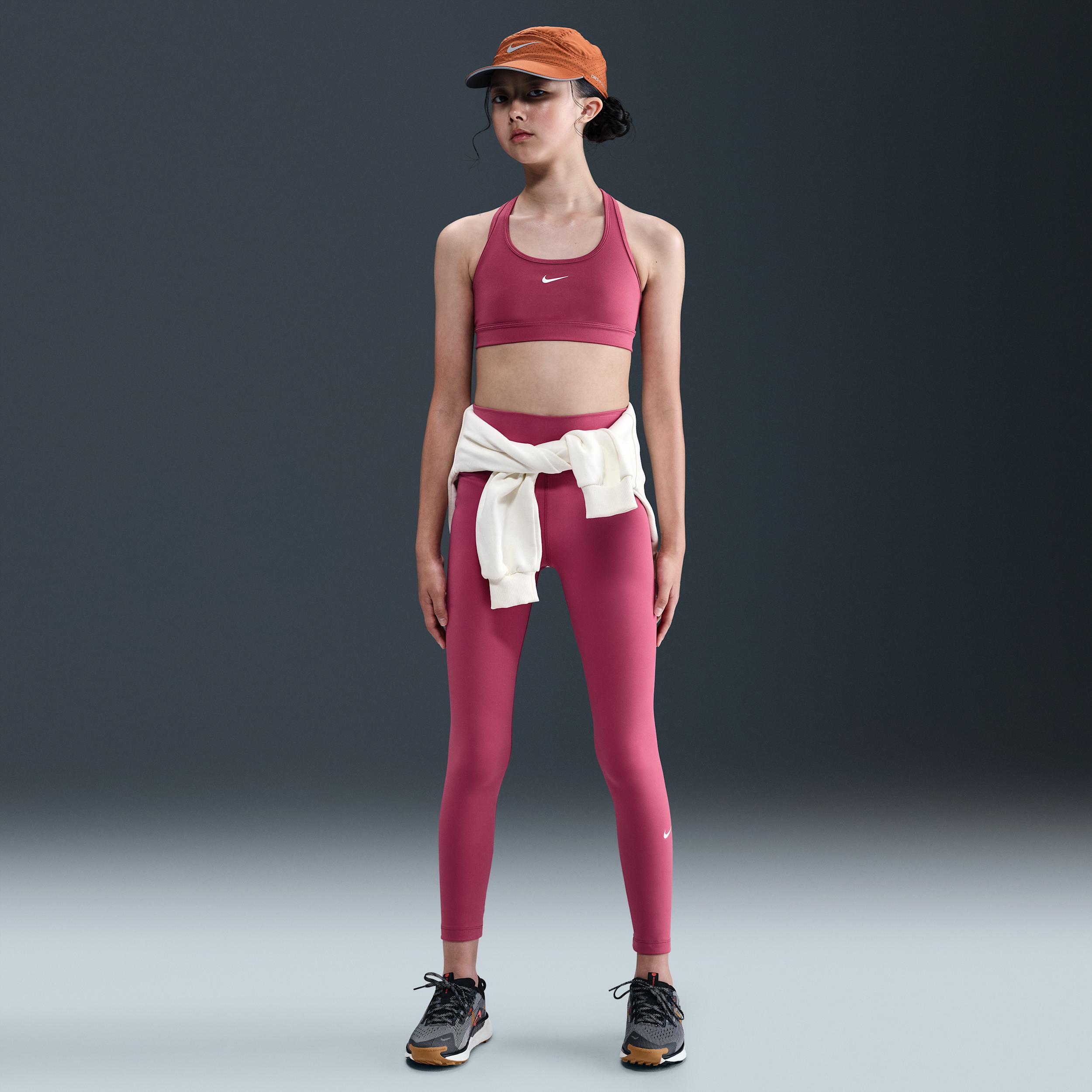 Nike One Big Kids' (Girls') Dri-FIT High-Waisted Leggings by NIKE