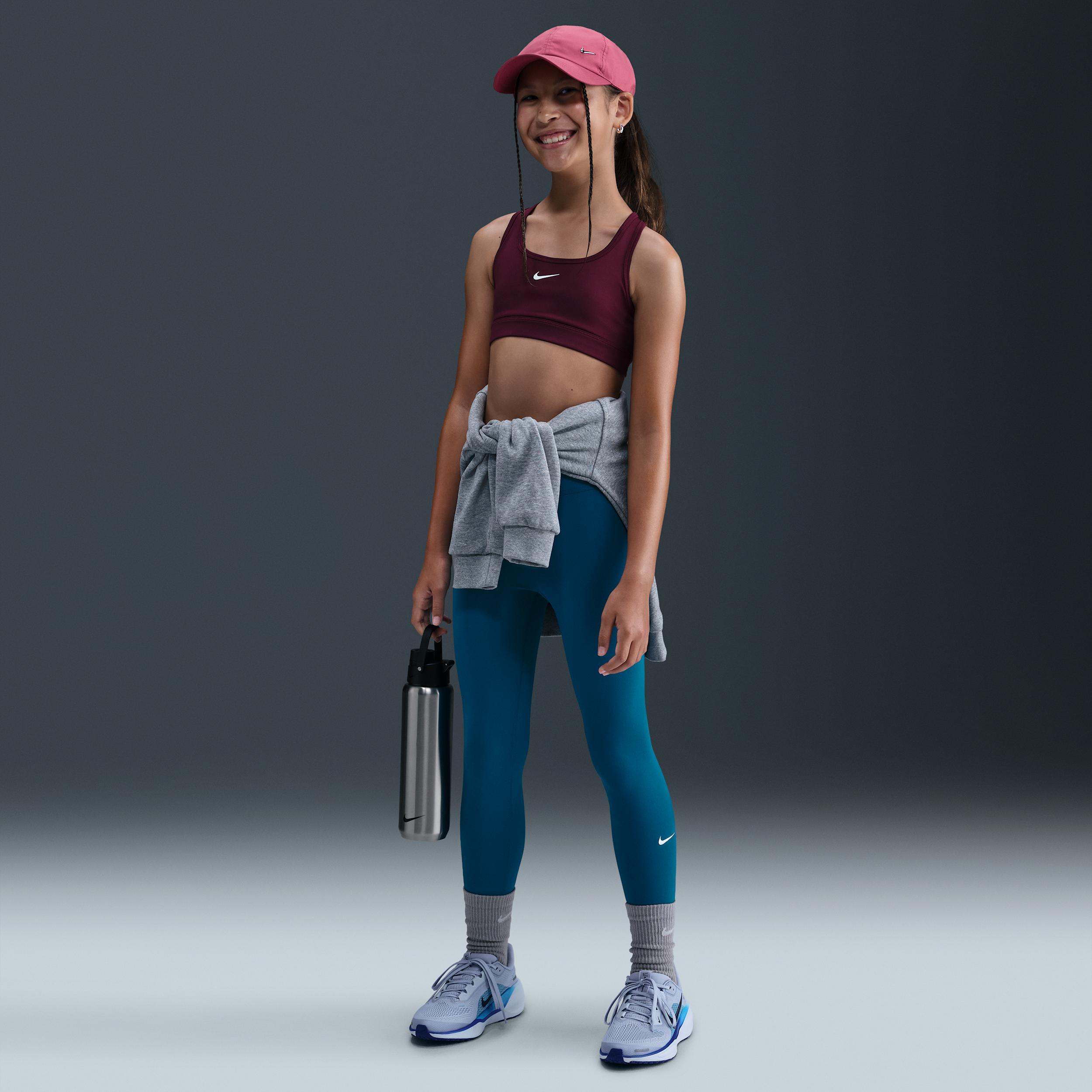 Nike One Big Kids' (Girls') Dri-FIT High-Waisted Leggings by NIKE