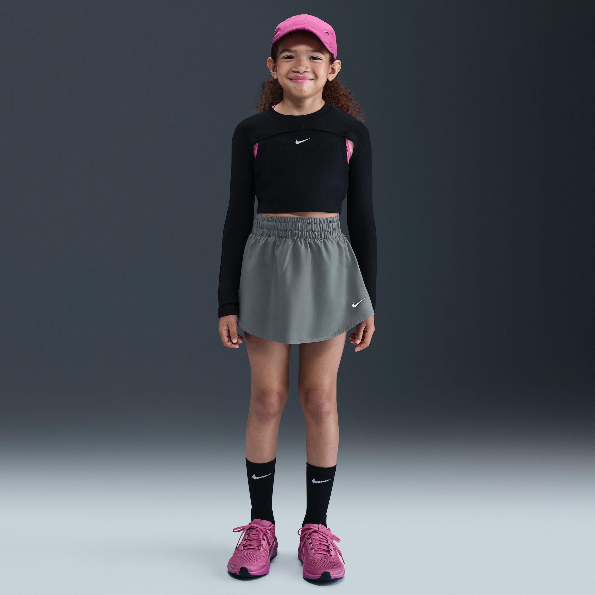 Nike One Big Kids' (Girls') Dri-FIT High-Waisted Skort by NIKE