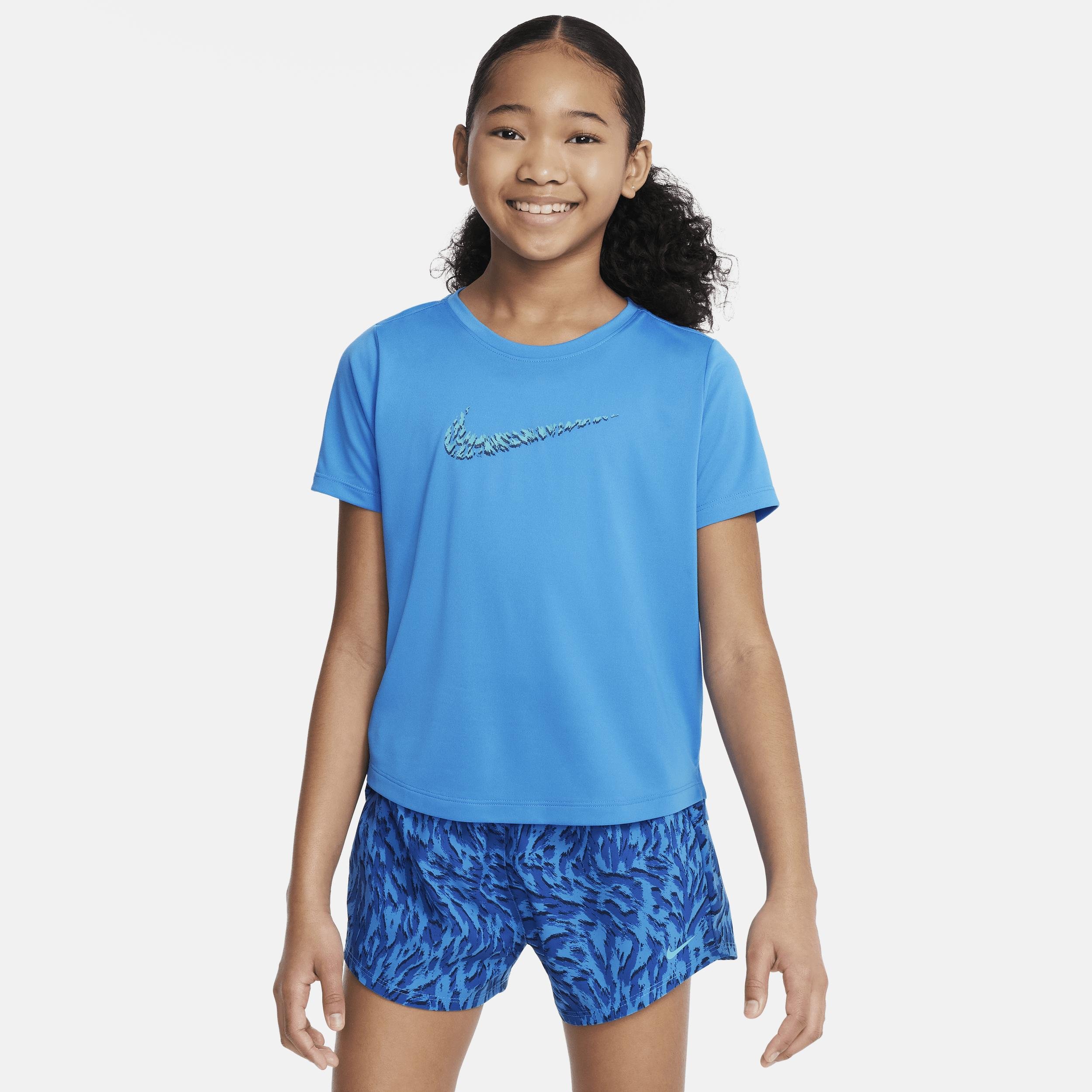 Nike One Big Kids' (Girls') Short-Sleeve Training Top by NIKE