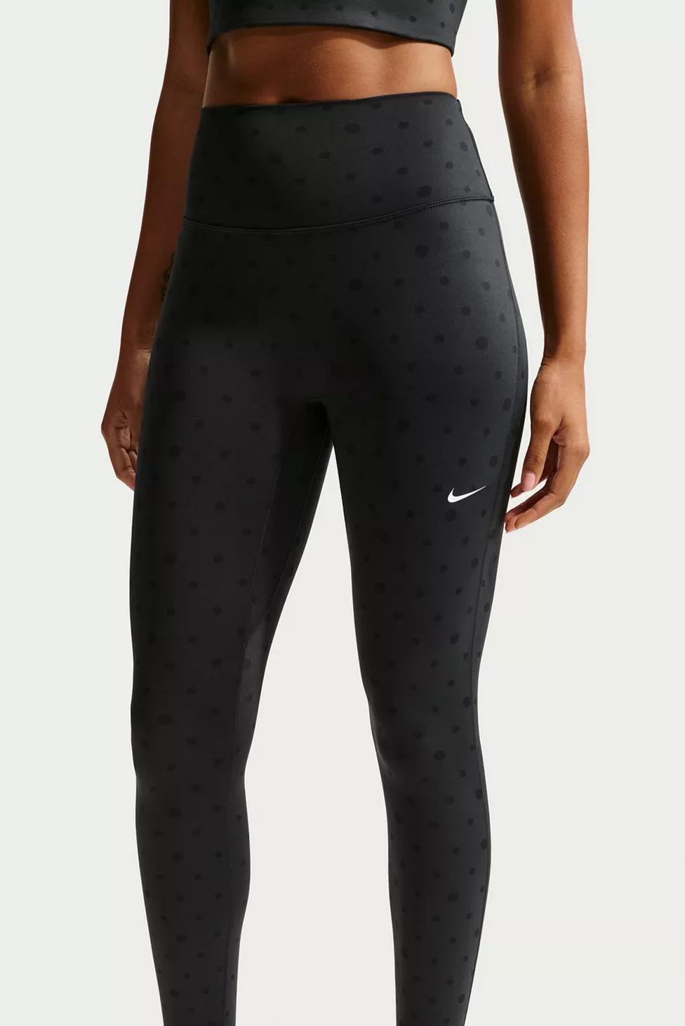 Nike One Dri-FIT Polka Dot High-Rise 7/8 Leggings by NIKE