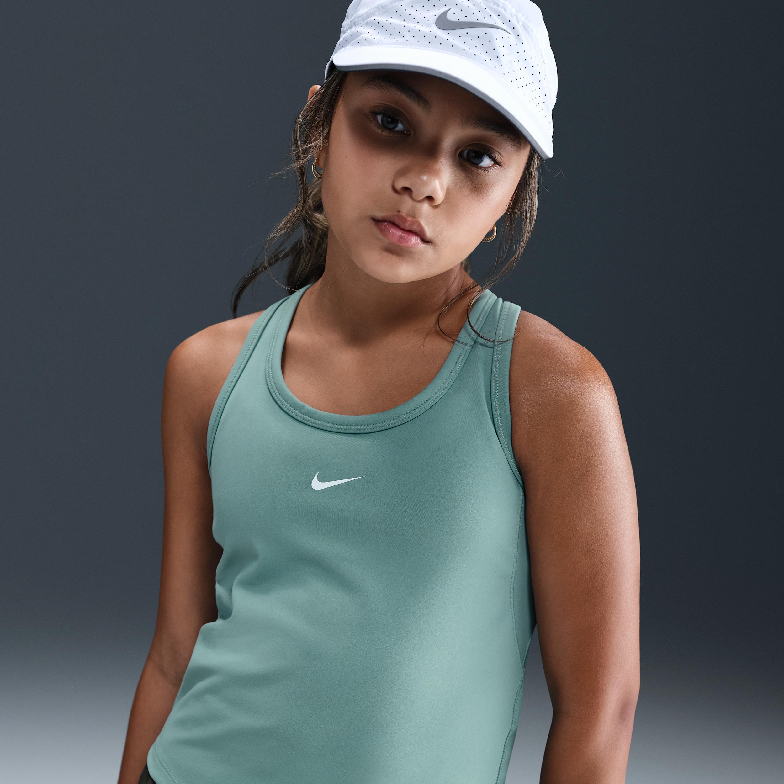 Nike One Fitted Big Kids' (Girls') Dri-FIT Tank Top by NIKE