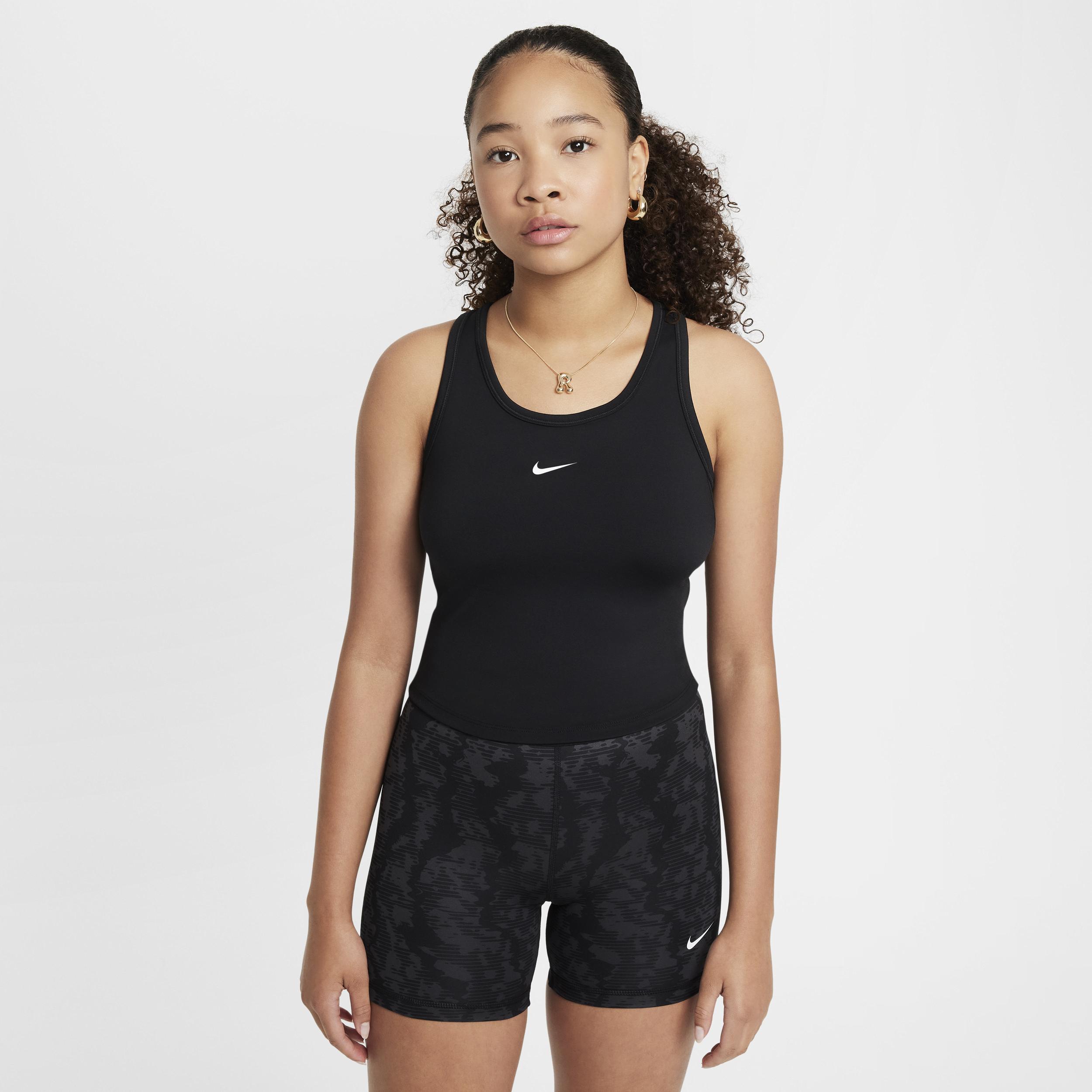 Nike One Fitted Big Kids' (Girls') Dri-FIT Tank Top by NIKE